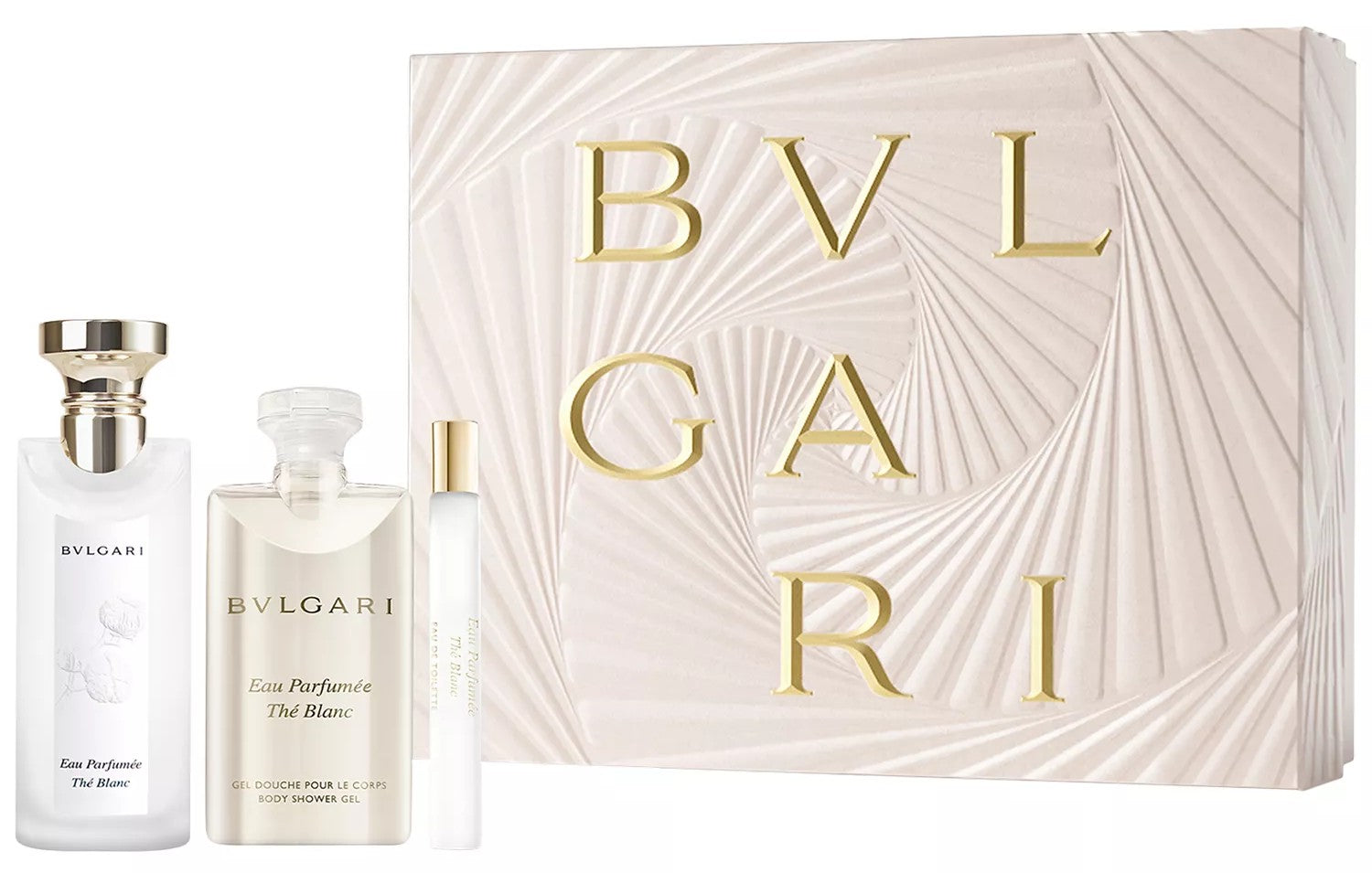 Au Blanc 3-Piece Set By Bvlgari 2.5oz For Women EDC Spray