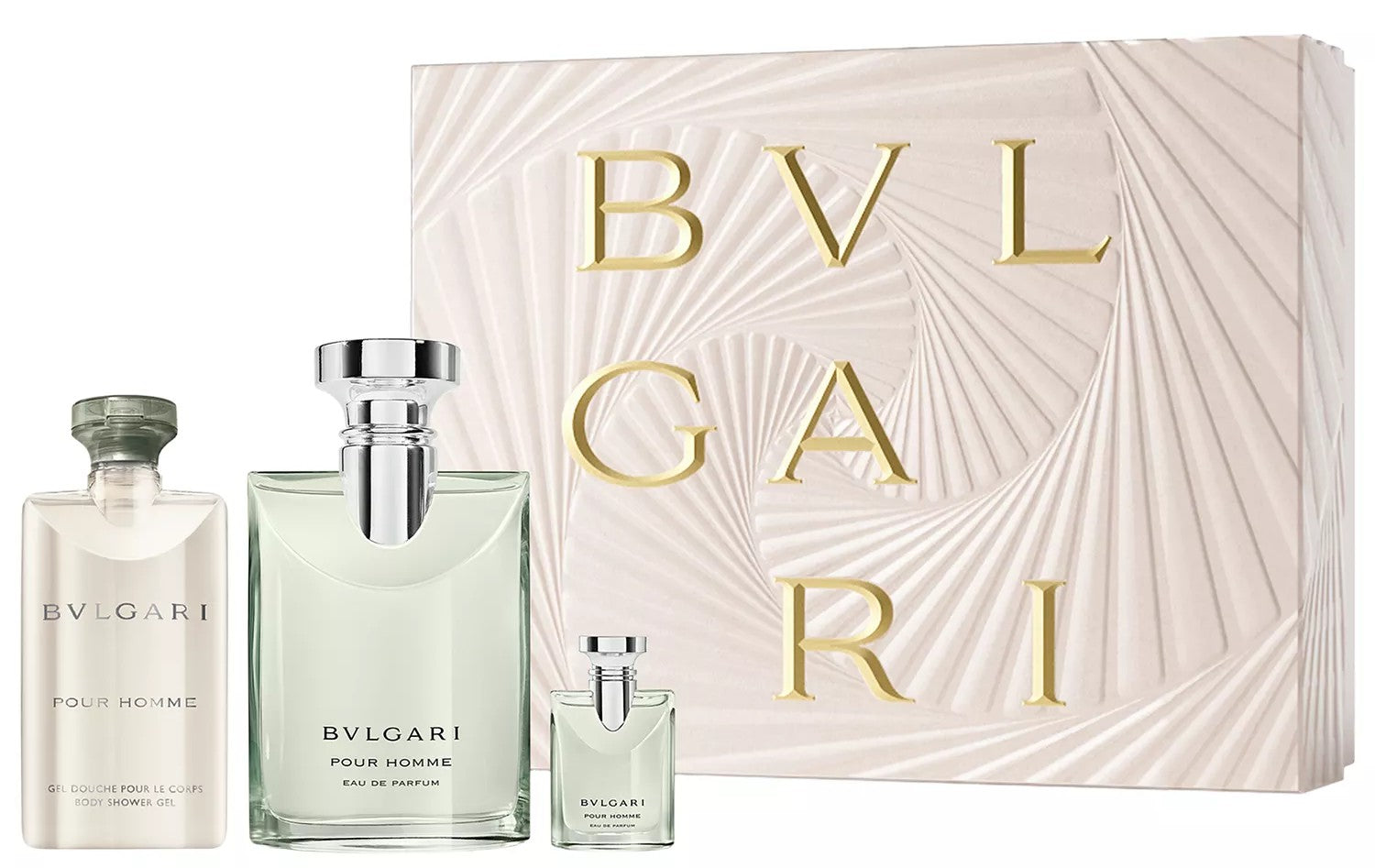 Bvlgari Pour Homme 3-Piece Set 3.4oz Men EDT Spray by Bvlgari