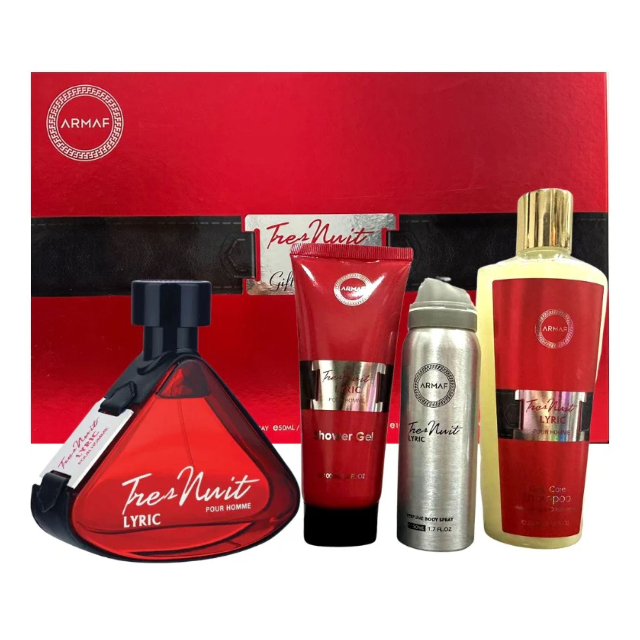 Armaf Tres Nuit Lyric 4-Piece Set 3.4oz Men by Armaf