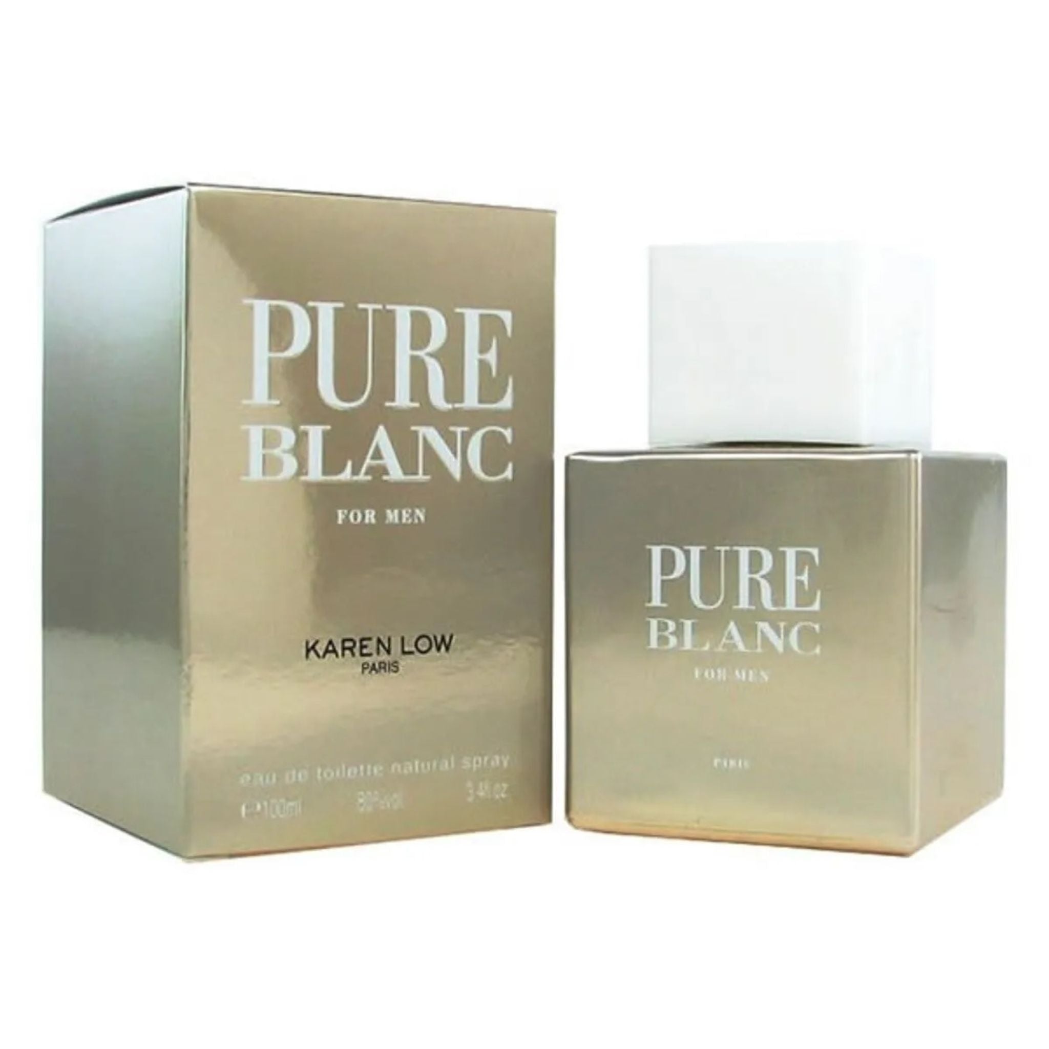 Karen Low Pure Blanc 3.4oz Men EDT Spray by Karen Low