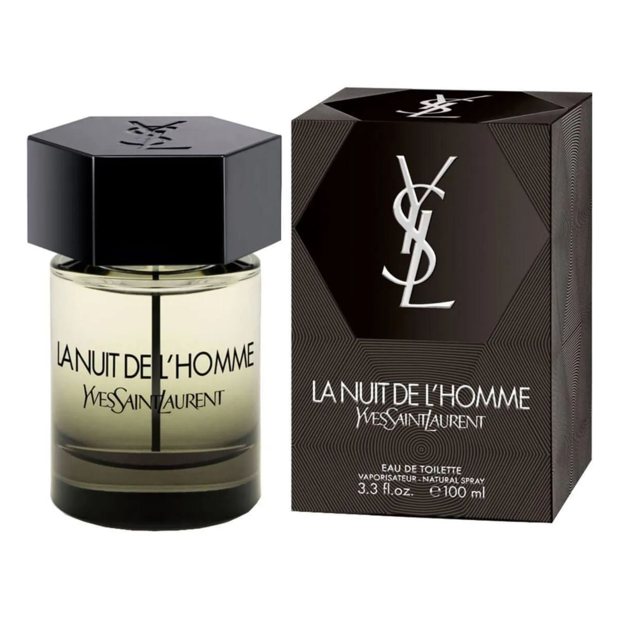 Yves Saint Laurent Lhomme La Nuit 3.3oz Men EDT Spray by Yves Saint Laurent