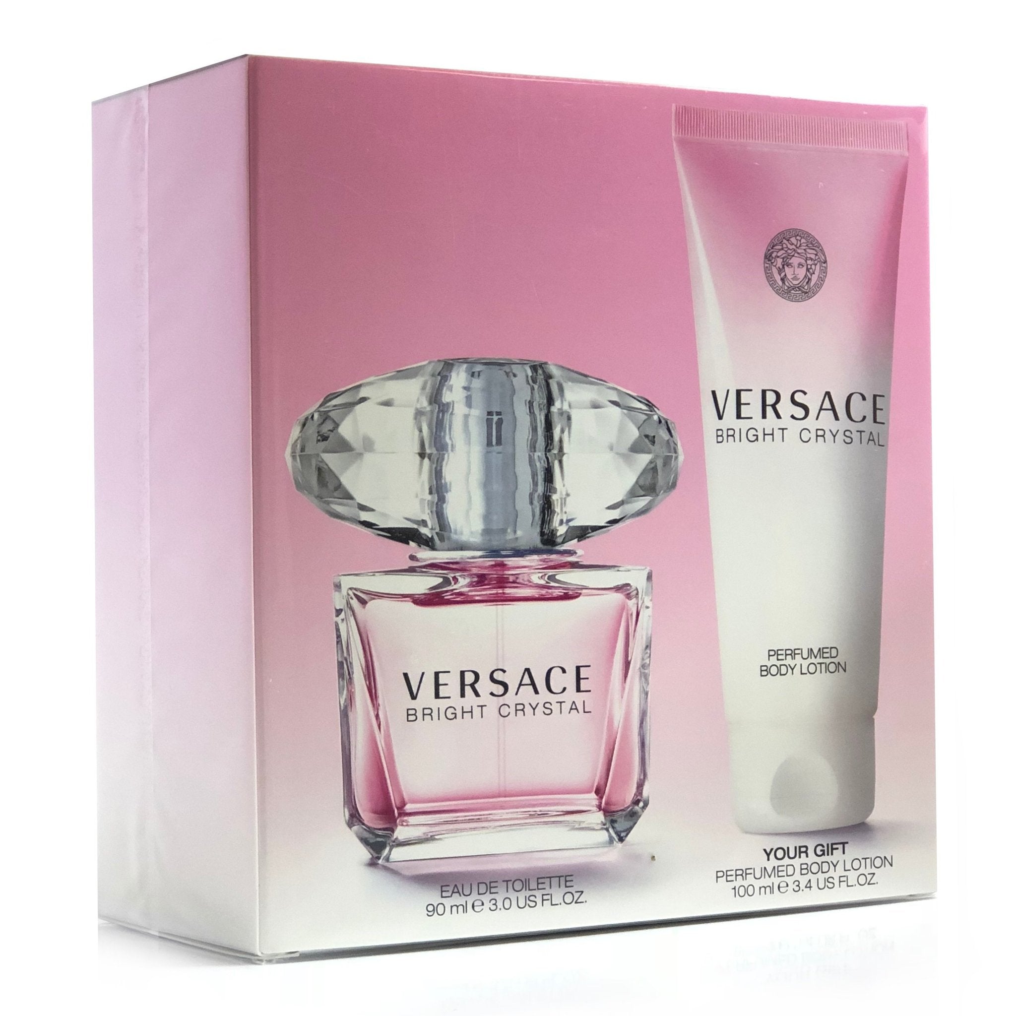 Versace Bright Crystal 2-Piece Set 3.0z Women EDT Spray by Versace