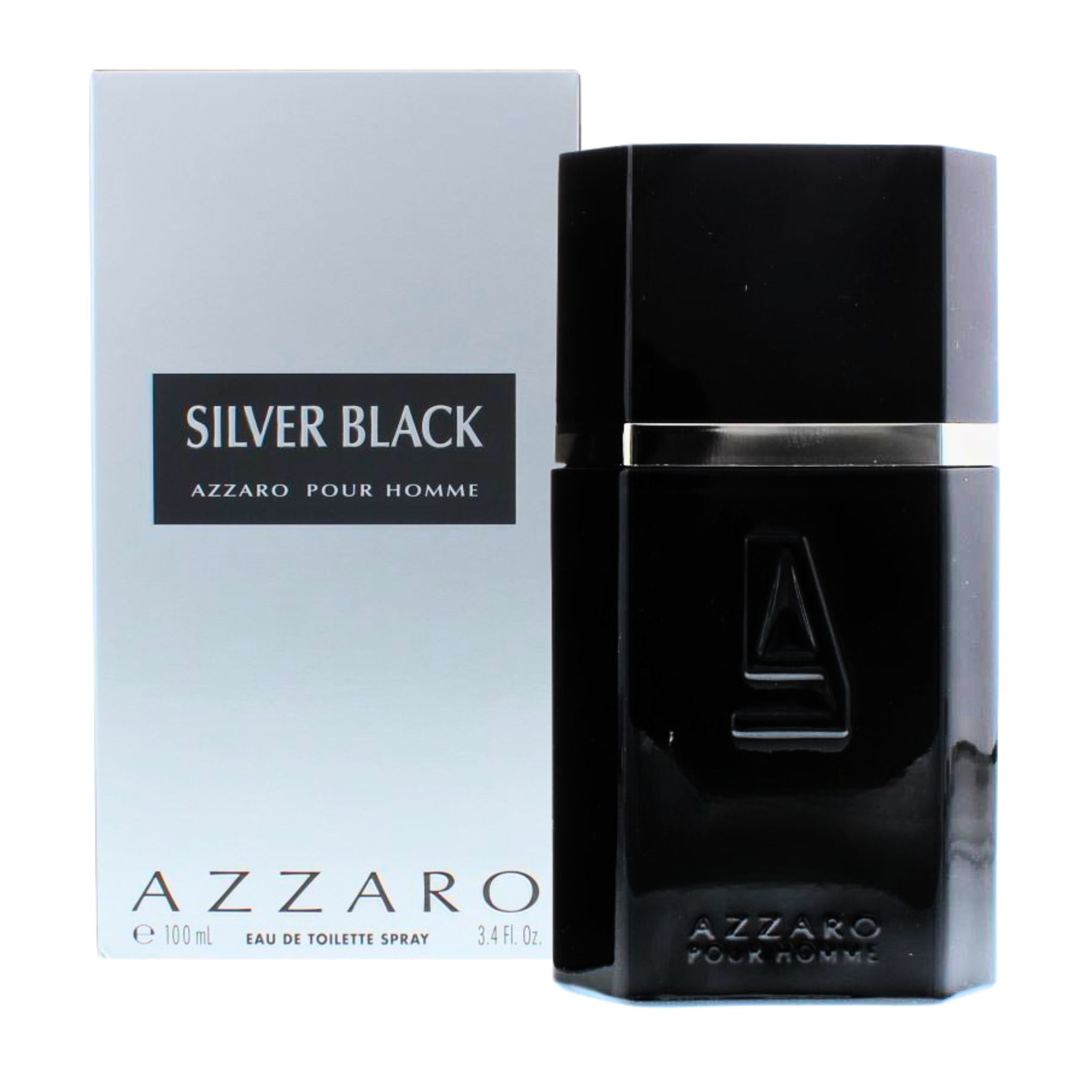 Azzaro Silver Black 3.4oz Men EDT by Azzaro