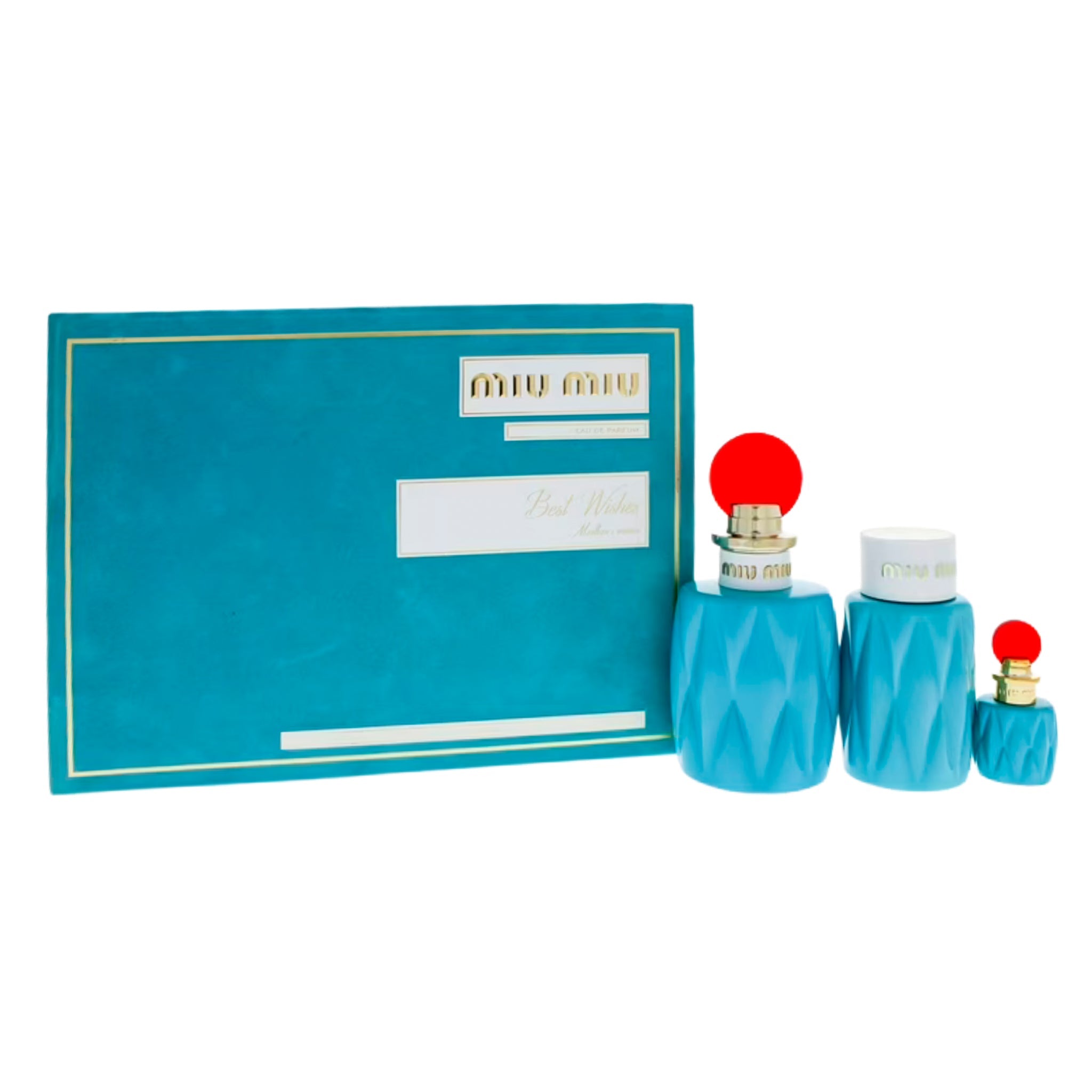 Miu Miu 3-Piece Set 3.4oz Women EDP Spray by Miu Miu