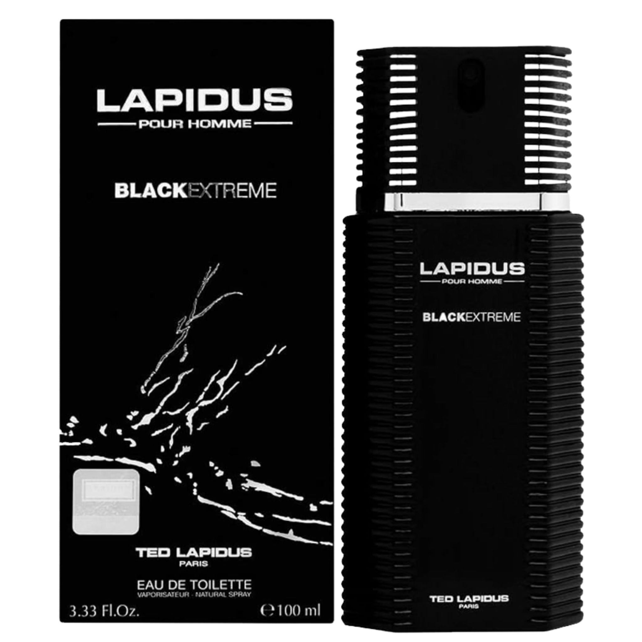 Ted Lapidus Blackextreme 3.3oz Men EDT Spray by Ted Lapidus