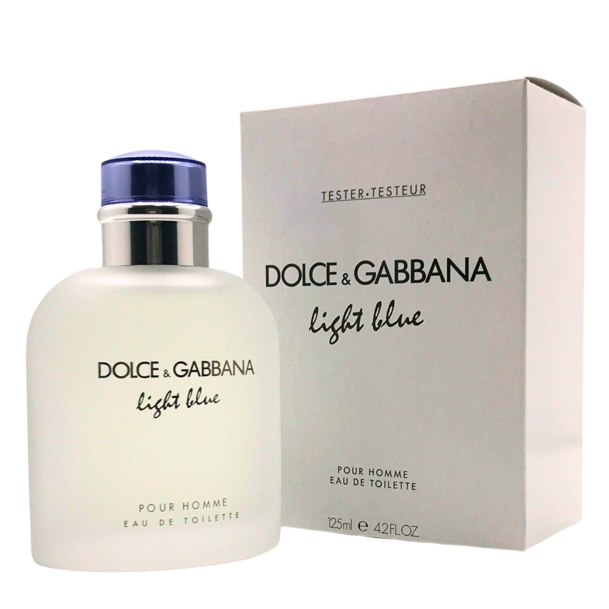 Dolce & Gabbana Light Blue 4.2oz Men EDT Spray Tester by Dolce & Gabbana