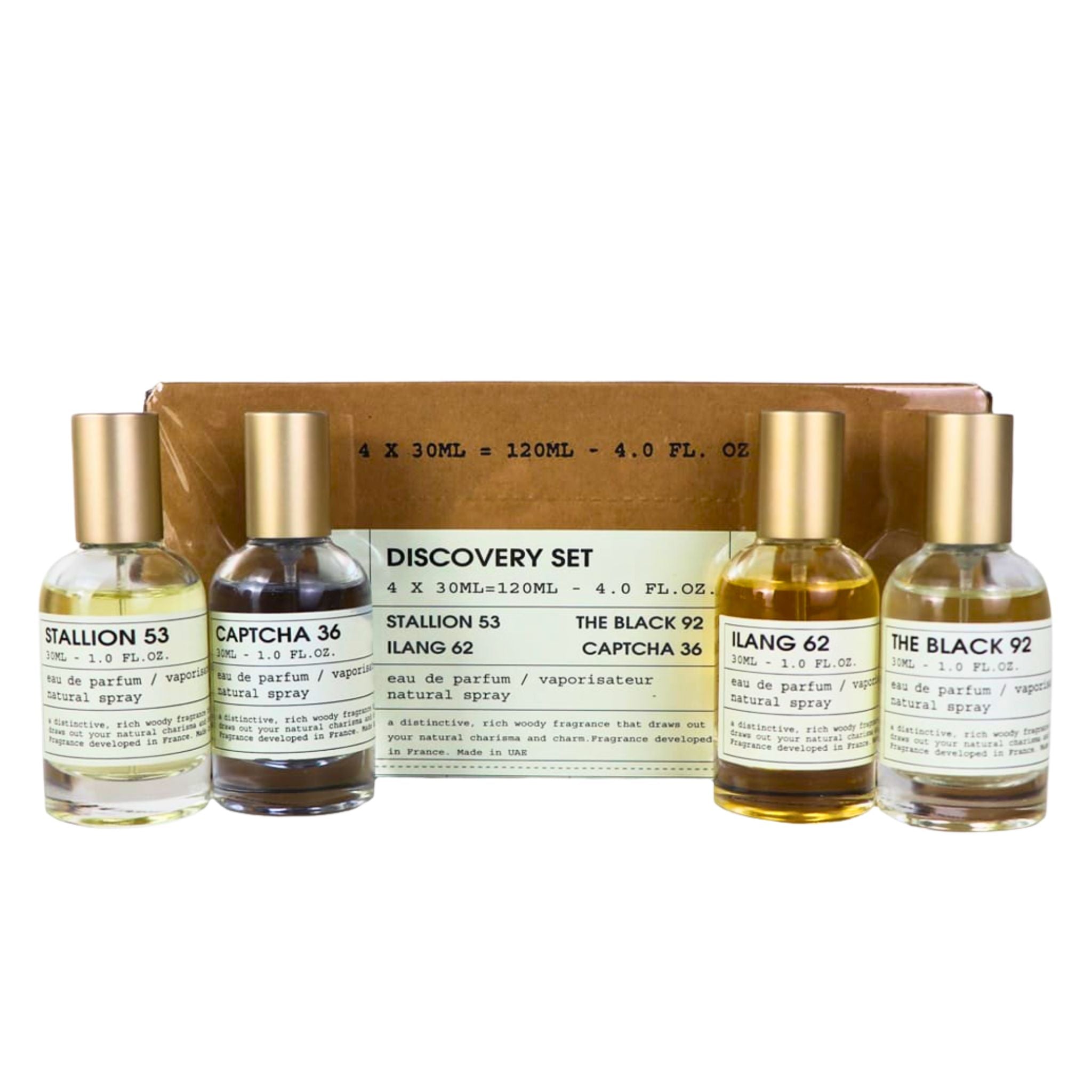 Emper Discover 4 -Piece Set 1.0oz Men EDP Spray by Emper