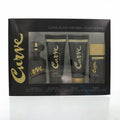 Liz Claiborne Curve Black 4-Piece Set 4.2oz Men EDC Spray by Liz Claiborne