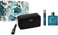 Versace Eros 3-Piece Set 3.4oz Men EDP Spray by Versace