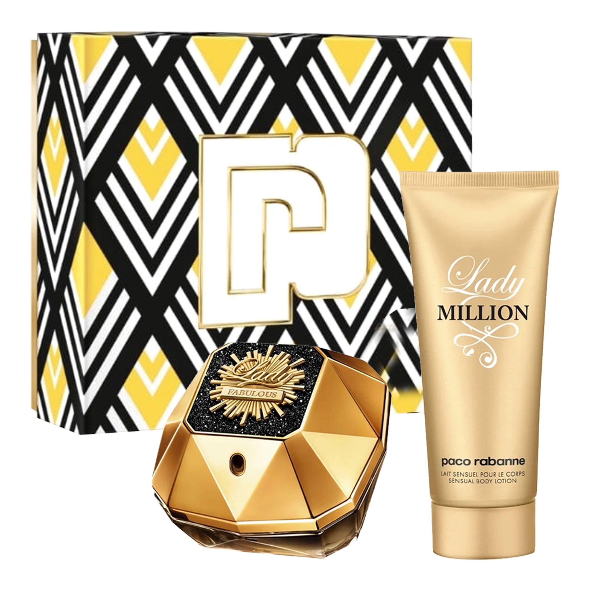Paco Rabanne Lady Million Fabulous 2-Piece Set 2.7oz Women EDP Spray by Paco Rabanne