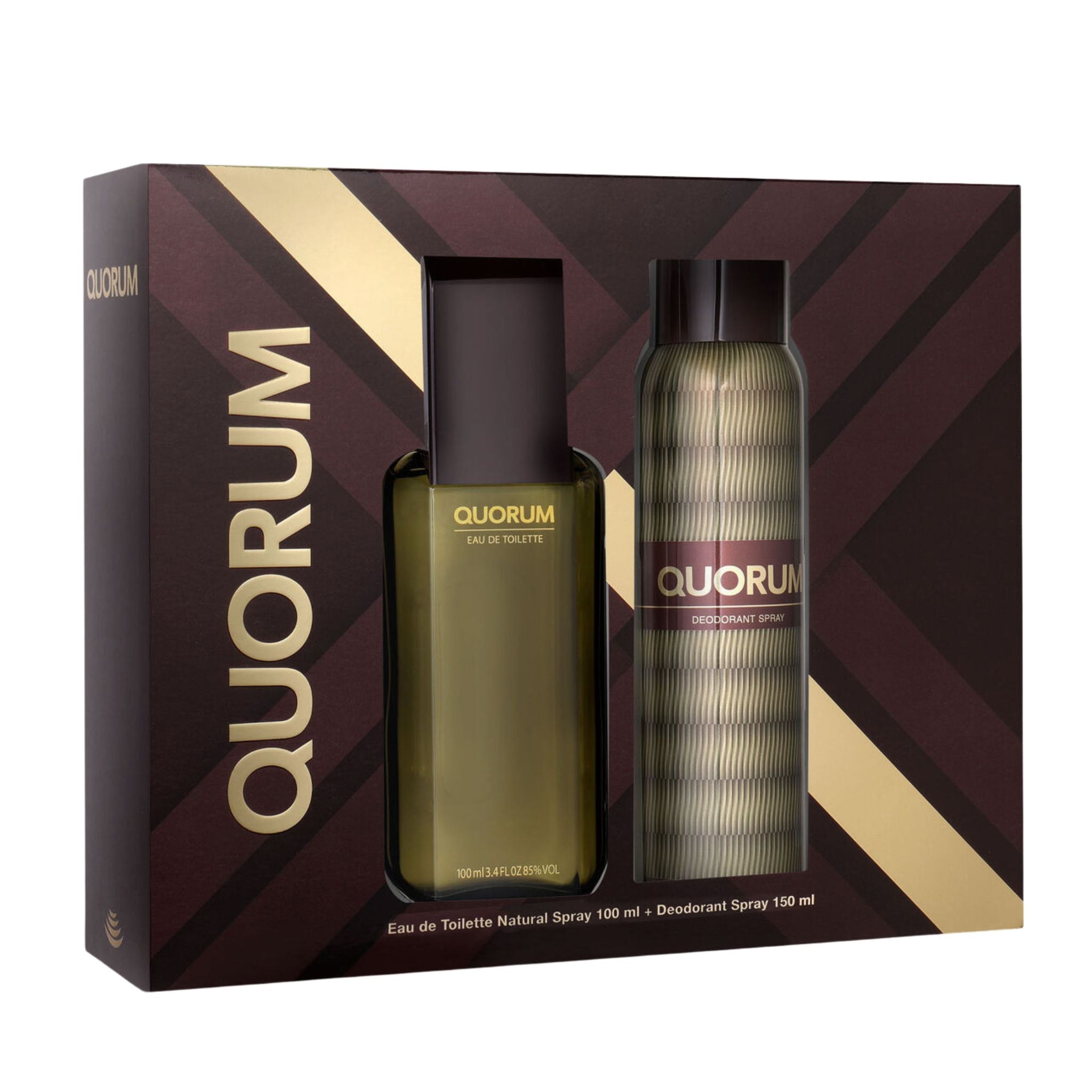 Quorum 2-Piece Set 3.4oz Men EDT Spray by Antonio Puig