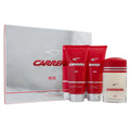 Carrera Red 3-Piece Set 3.4oz Men EDT Spray by Carrera