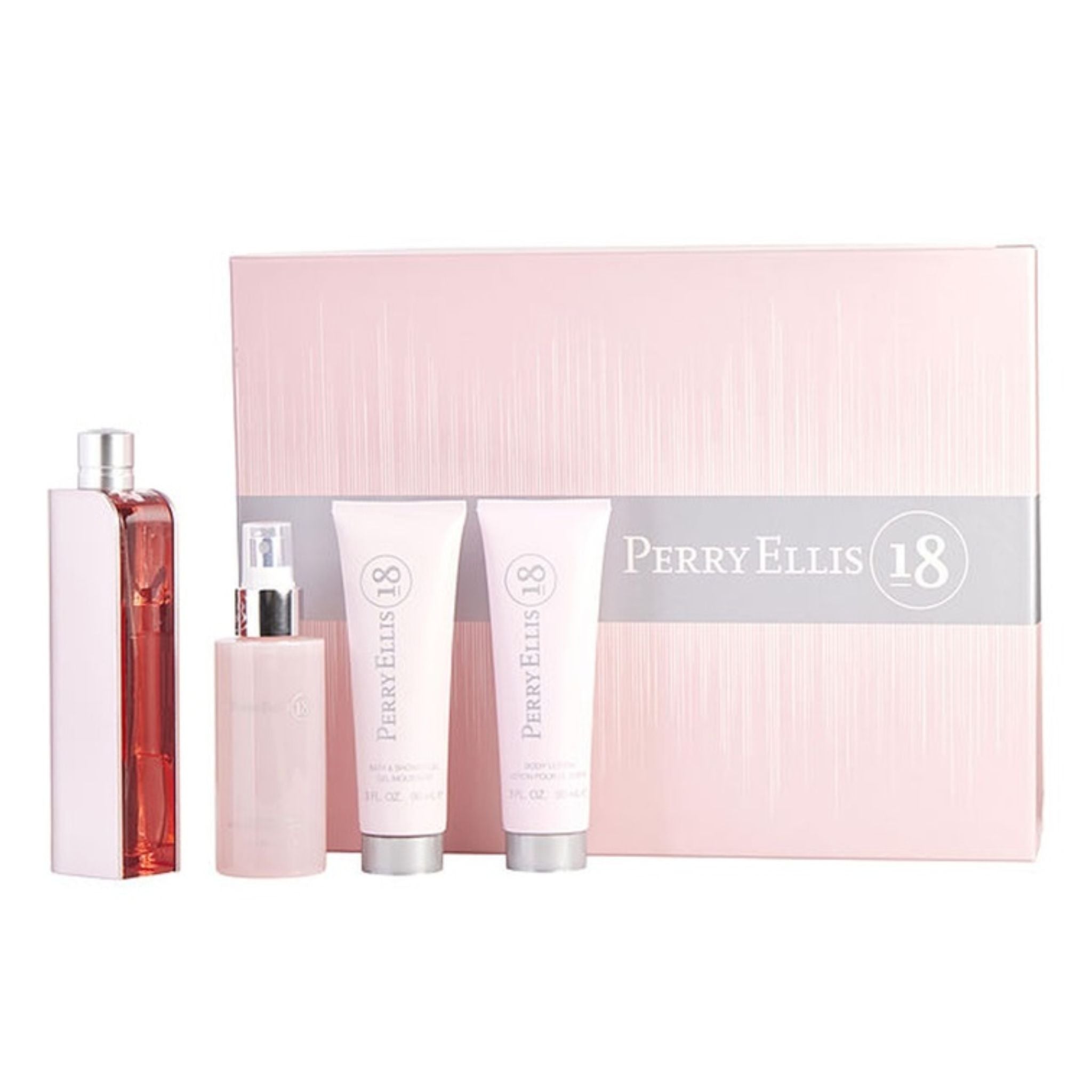 Perry Ellis 18 4-Piece Set 3.4oz Women EDT Spray by Perry Ellis