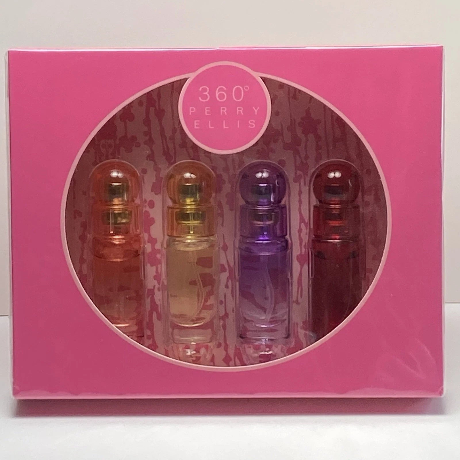 Perry Ellis 360 Mini 4-Piece Set O.25oz Women EDP Spray by Perry Ellis