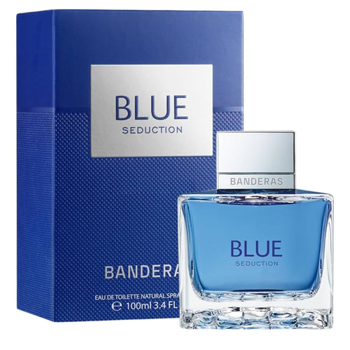 Antonio Banderas Blue Seduction 3.4oz Men EDT Spray by Antonio Banderas