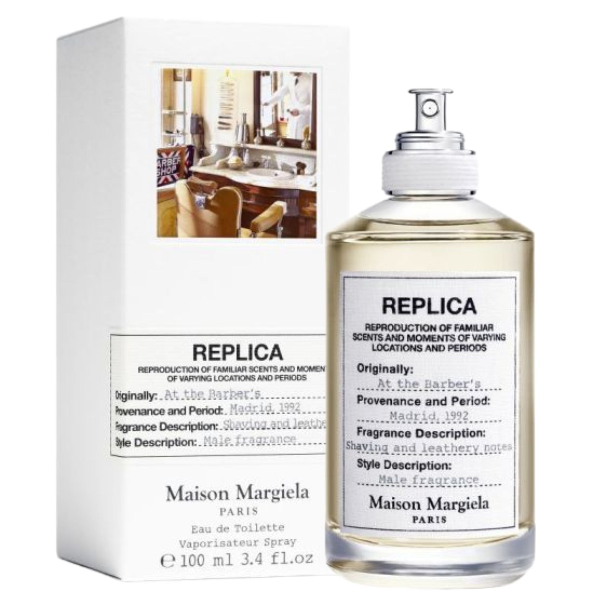 Maison Margiela Replica At The Barber 3.4oz Men EDT Spray by Maison Margiela