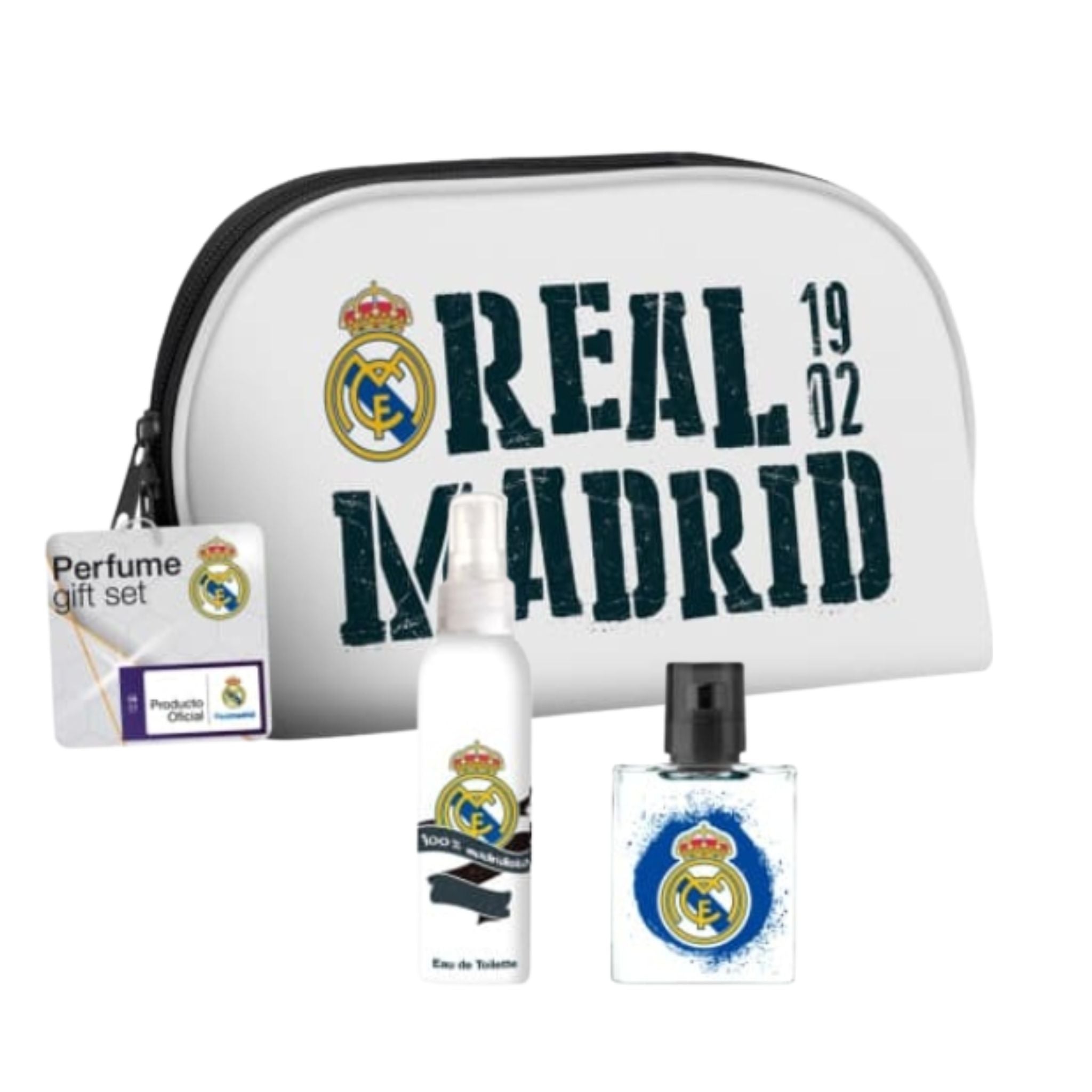 Real Madrid Cartuchera 3-Piece Set 1.7oz EDT Spray by Air Val