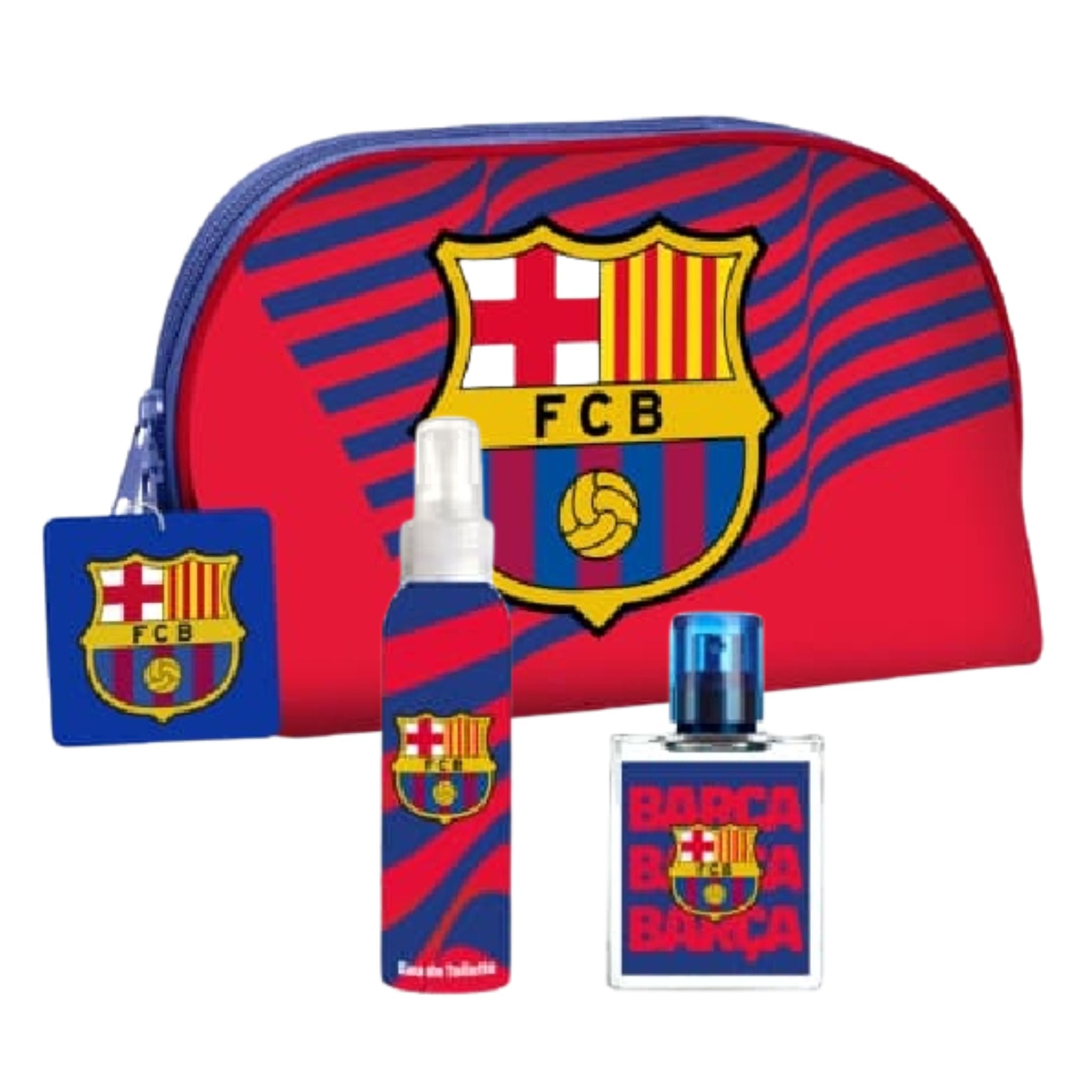 Fc-Barcelona Cartuchera 3-Piece Set 1.7oz EDT Spray by Air Val