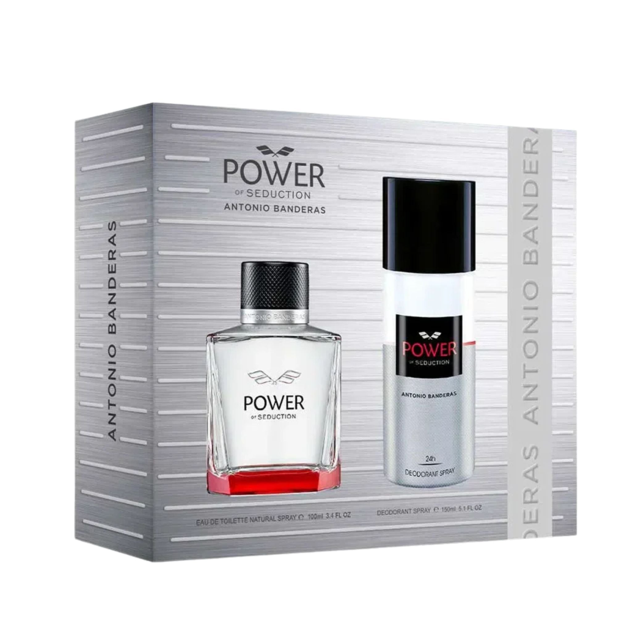 Antonio Banderas Power Of Seduction 2-Piece Set 3.4oz Men EDT Spray by Antonio Banderas