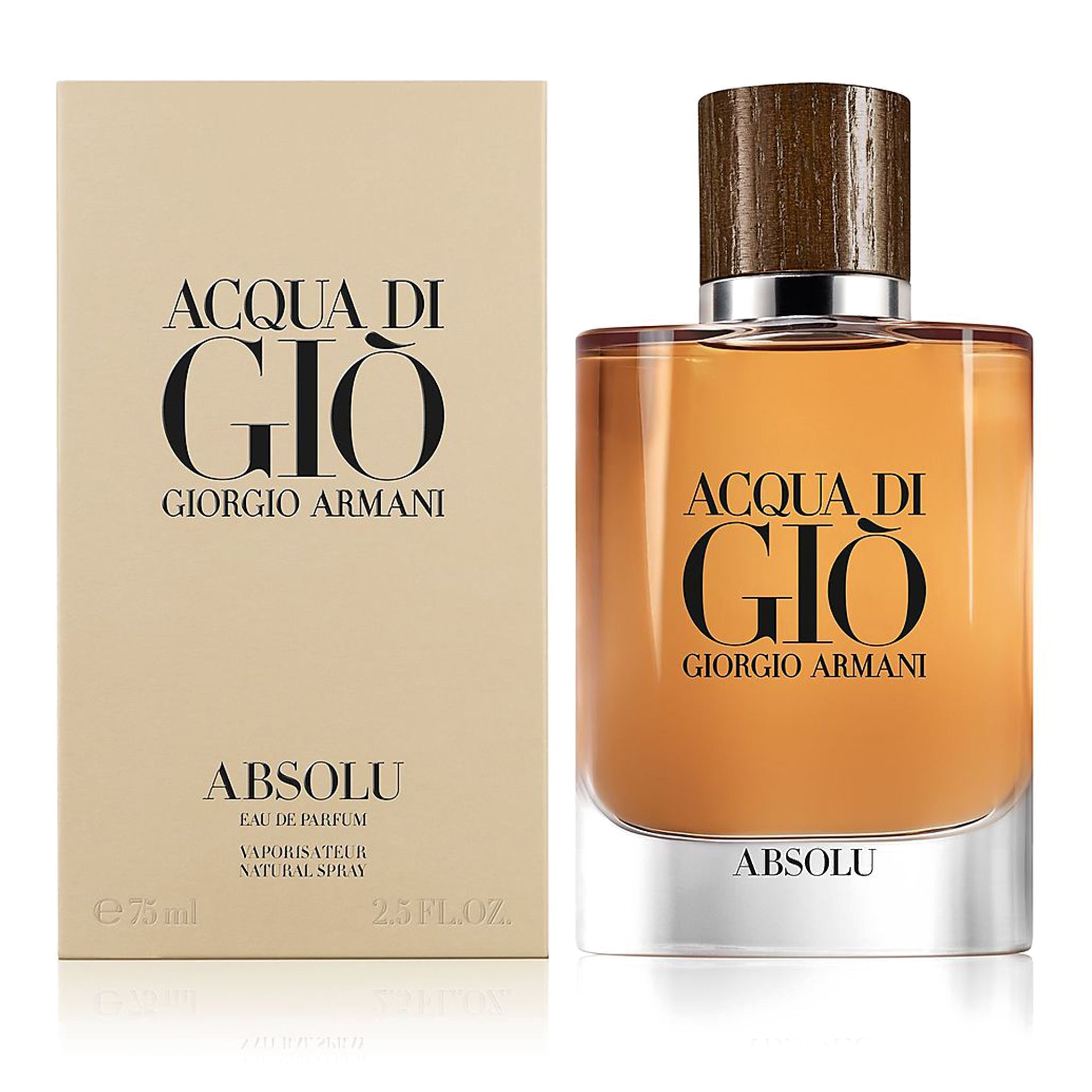 Acqua D'gio Absolu 2.5oz Men EDP Spray by Giorgio Armani