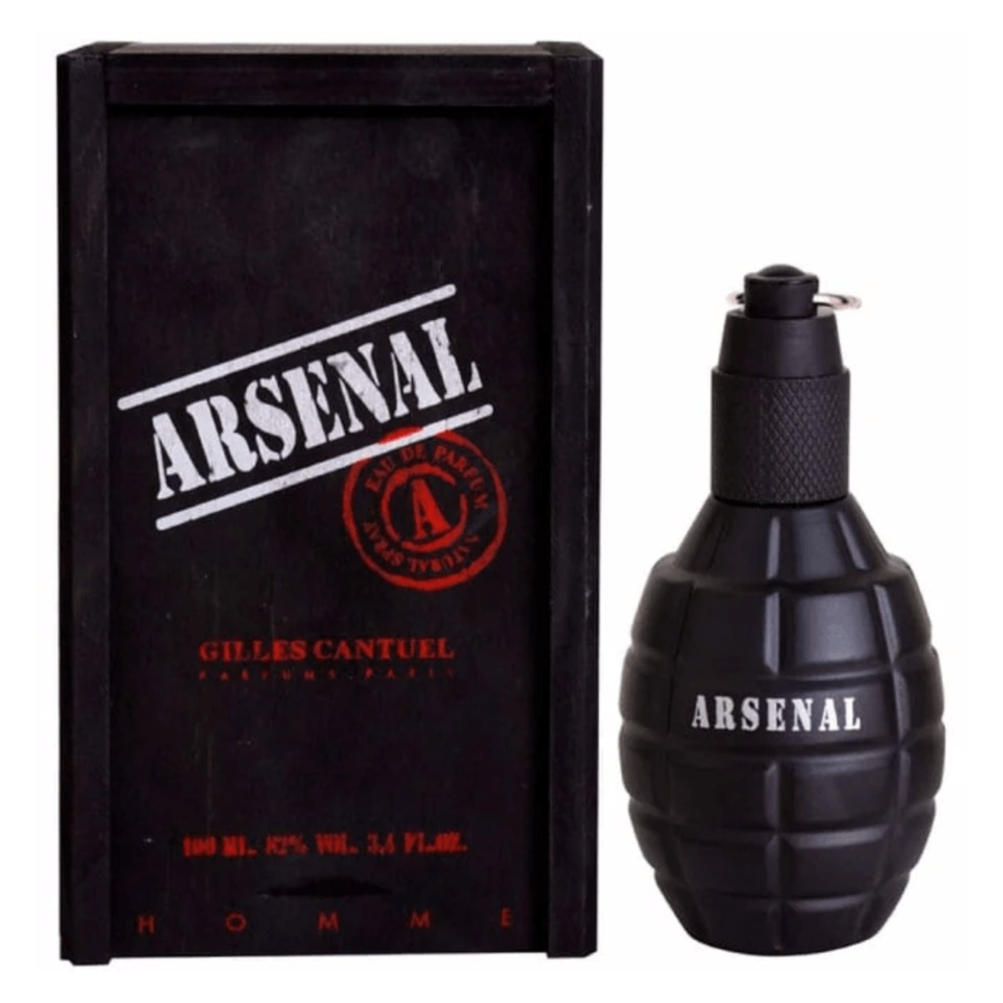 Gilles Cantuel Arsenal Black 3.4oz Men EDT Spray by Gilles Cantuel