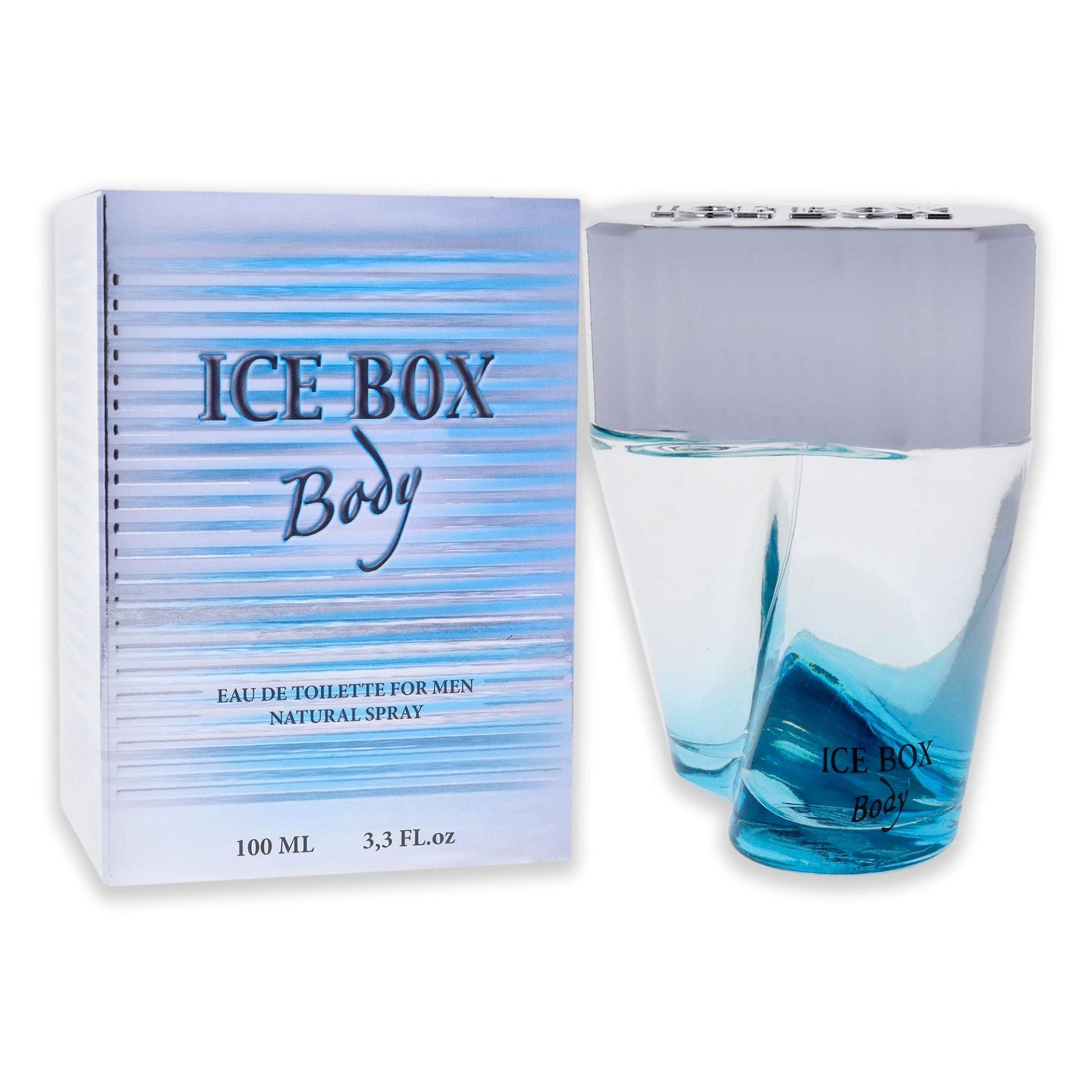 New Brand Ice Box Body 3.3oz Men EDT Spray by New Brand