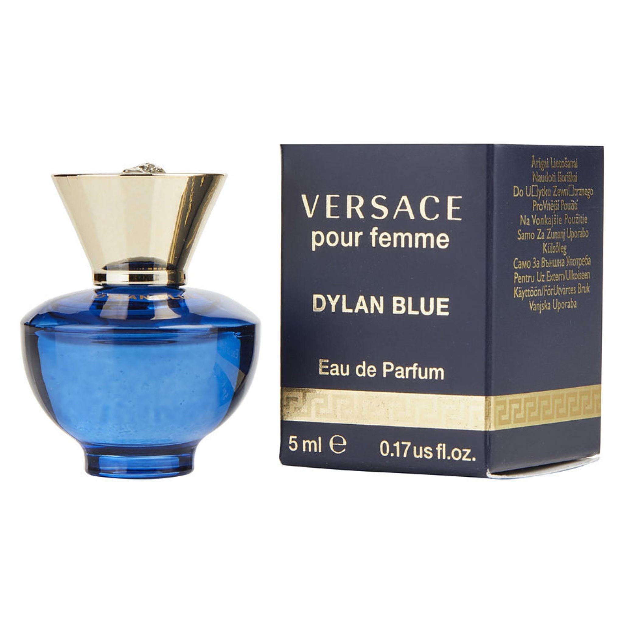 Versace Dylan Blue Mini 0.17oz Women EDP Splash by Versace