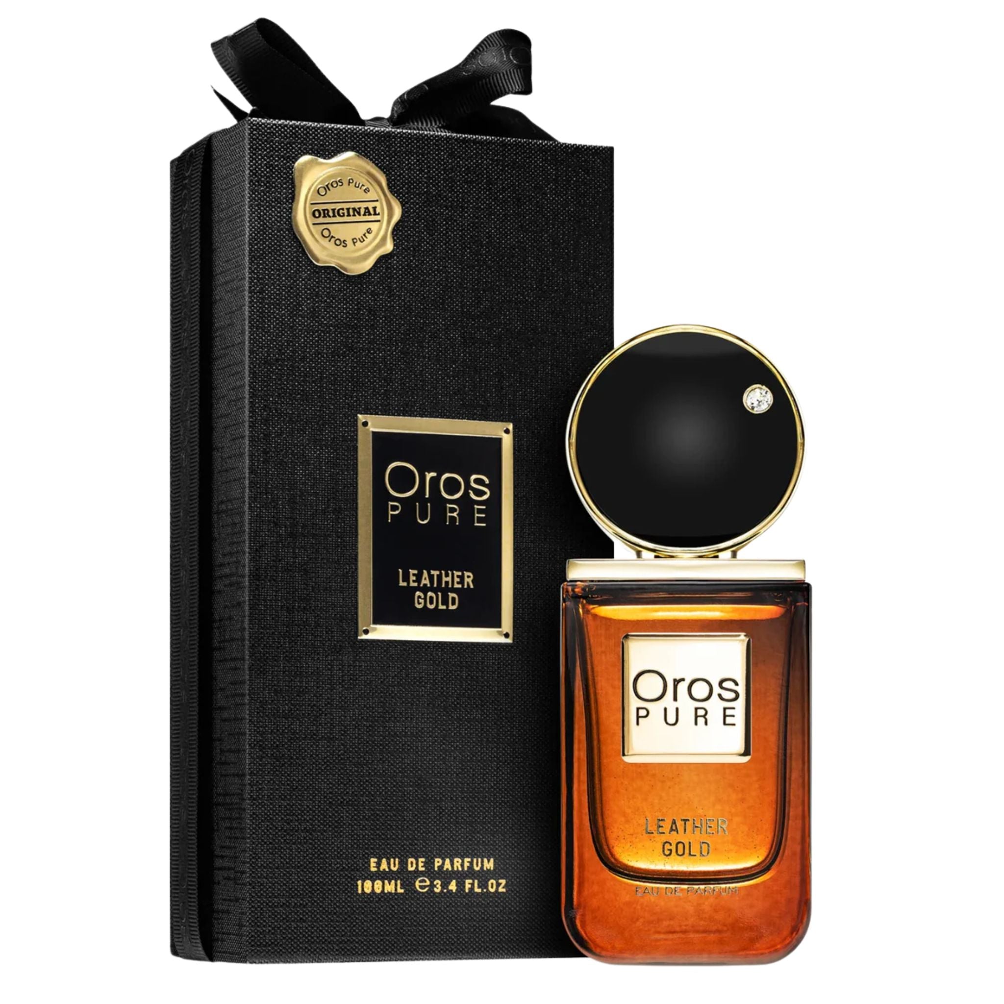 Armaf Oros Pure Leather Gold 3.4oz Unisex EDP Spray by Armaf