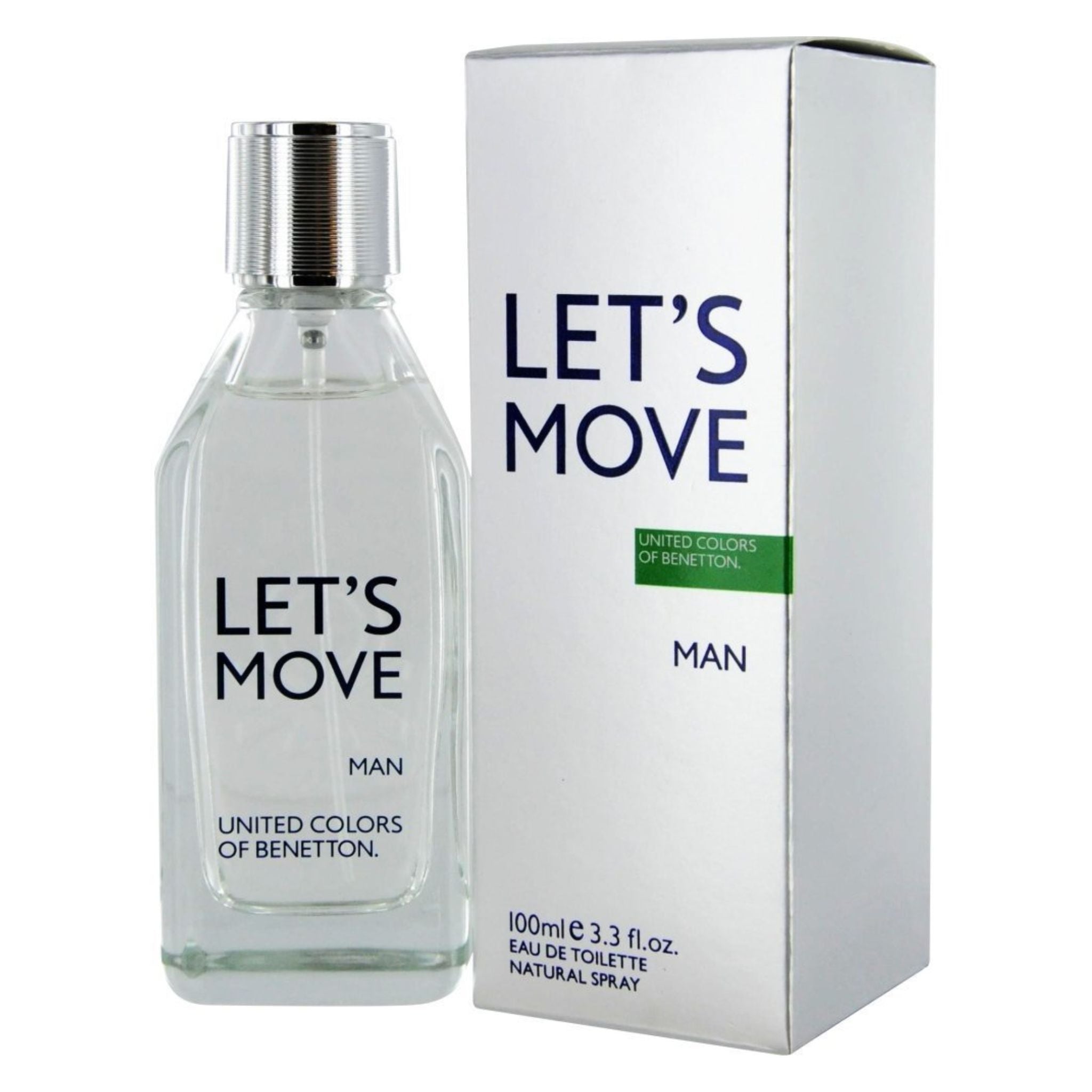 Benetton Let's Move 3.3oz Men EDT by Benetton