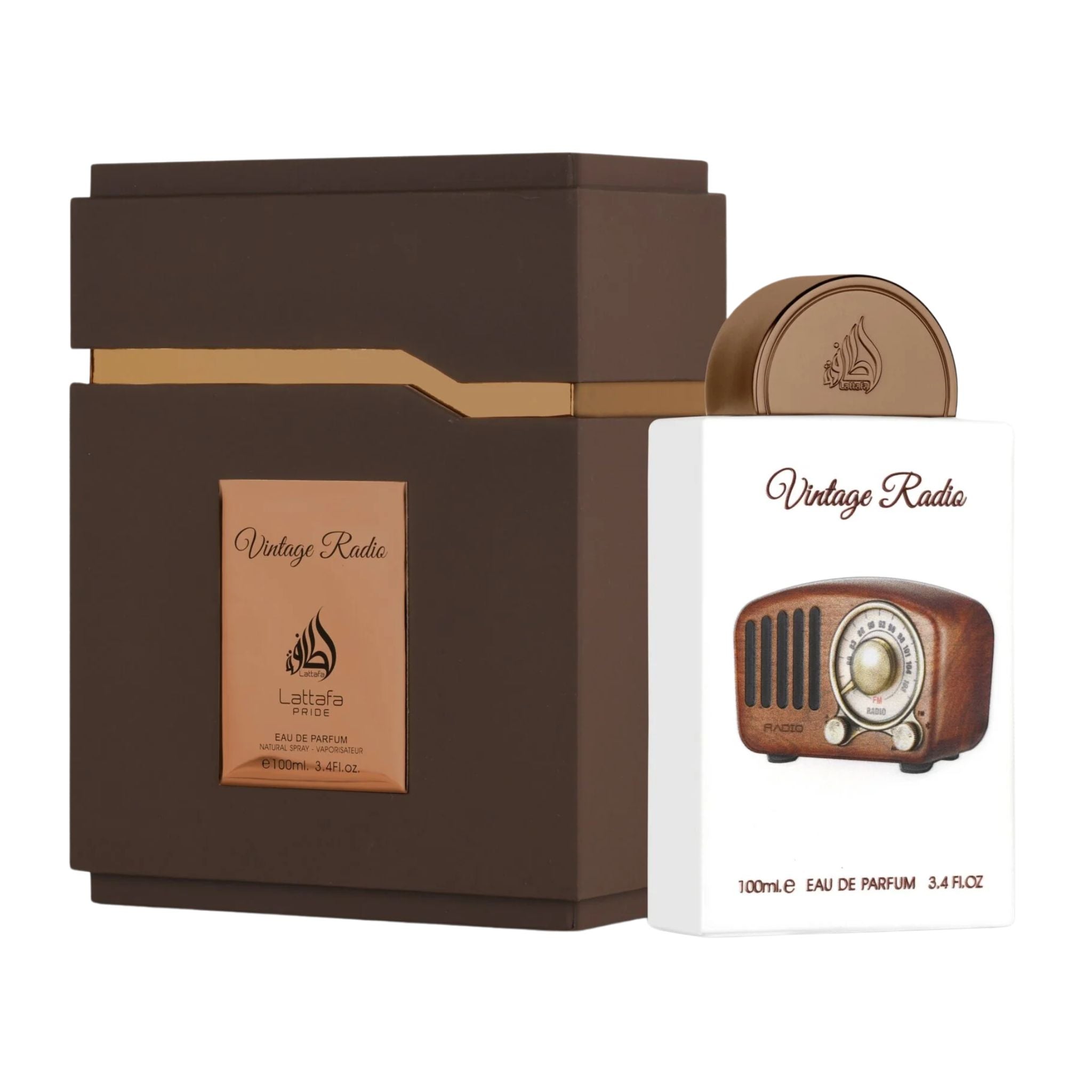 Lattafa Vintage Radio Lattafa 3.4oz Unisex EDP Spray by Lattafa