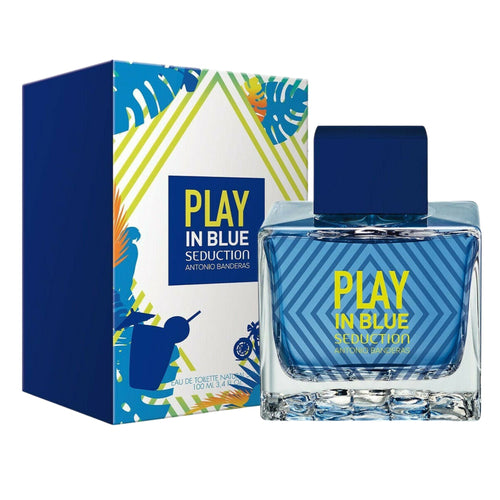Antonio Banderas Blue Seduction Play 3.4oz Men EDT by Antonio Banderas