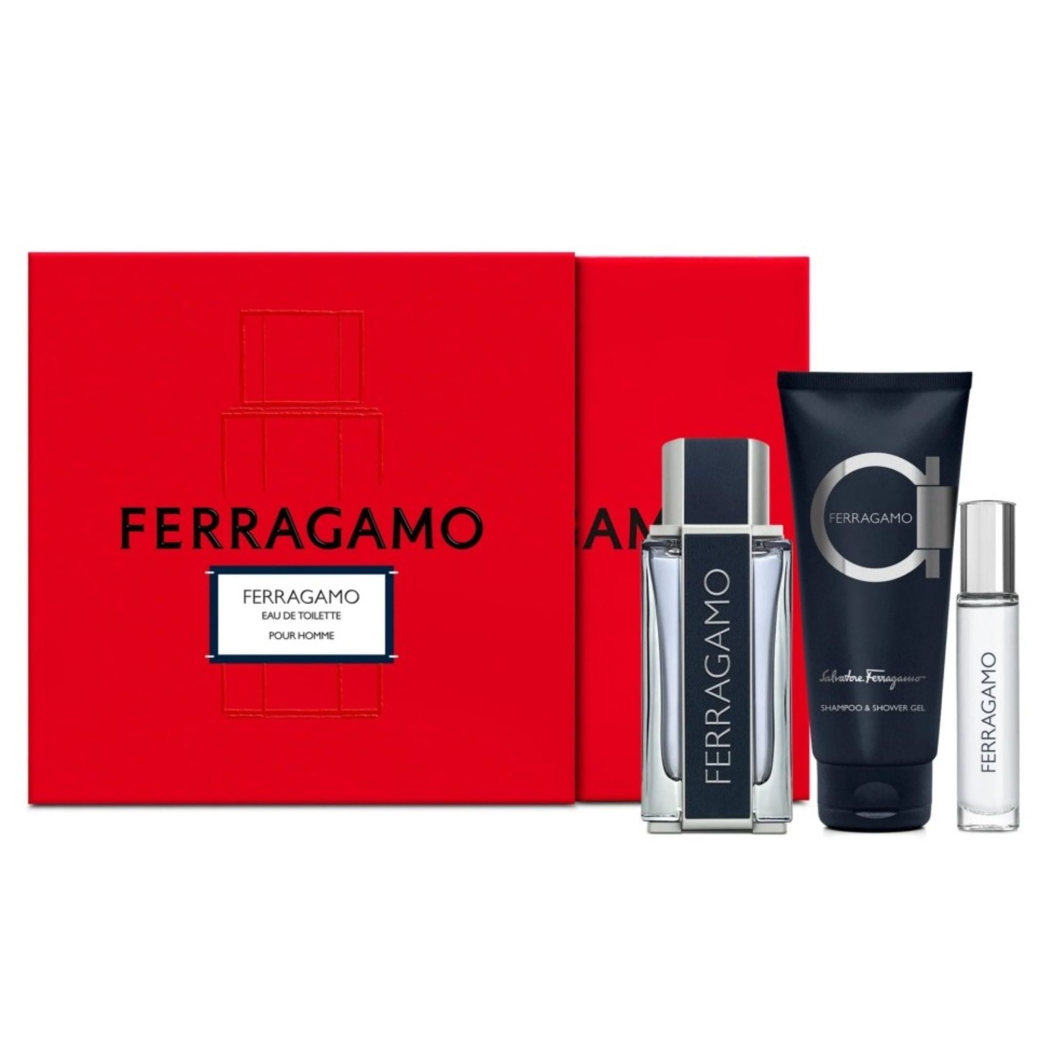 Salvatore Ferragamo 3-Piece Set 3.4oz Men EDT Spray by Salvatore Ferragamo