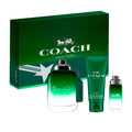 Coach Green 3-Piece Set 3.3oz Men EDT Spray by Coach