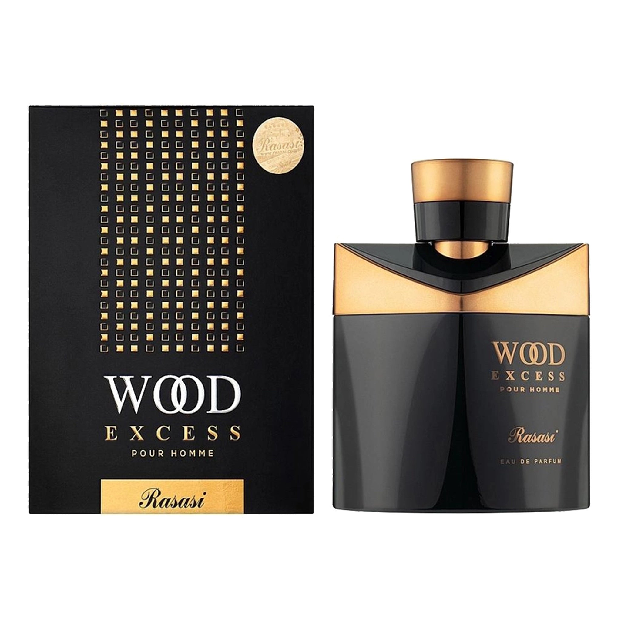Rasasi Wood Excess 3.3oz Men EDP Spray by Rasasi