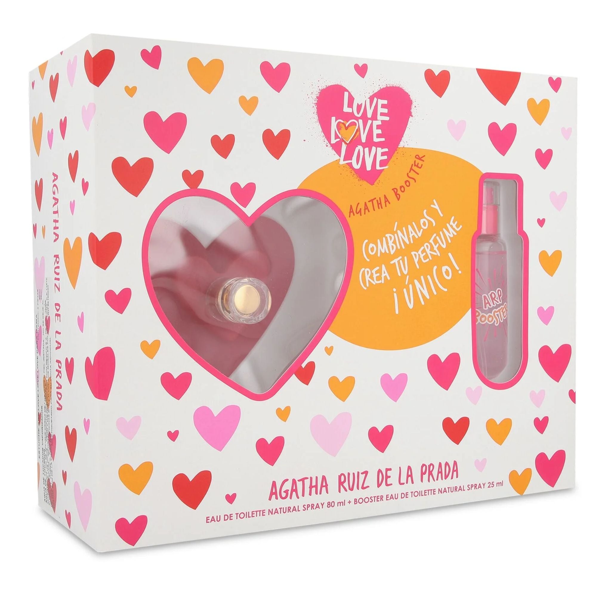 Agatha Ruiz De La Prada Love 2-Piece Set 2.7oz Women EDT Spray by Agatha Ruiz