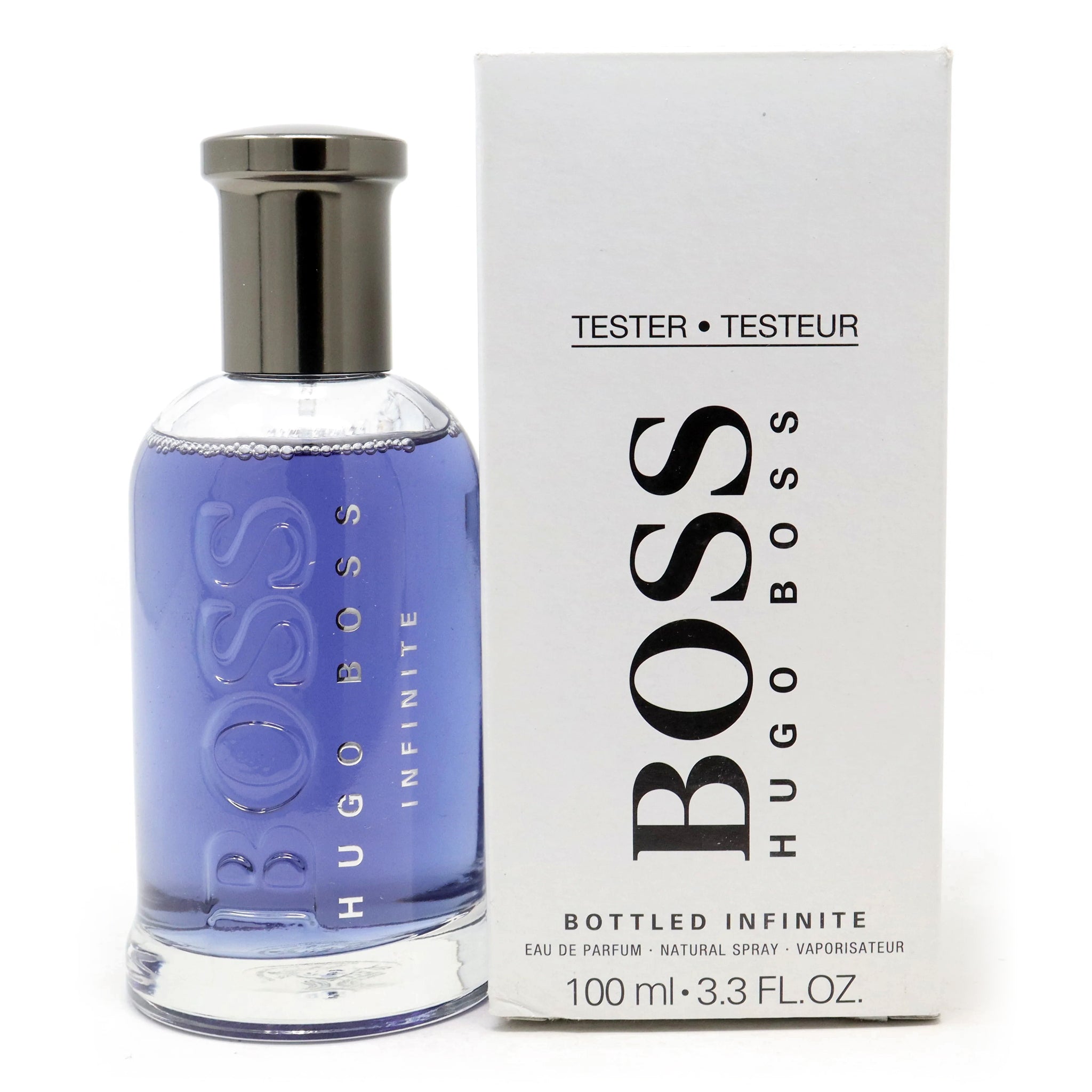 Hugo Boss Grey Infinite 3.3oz Men EDP Spray Tester by Hugo Boss
