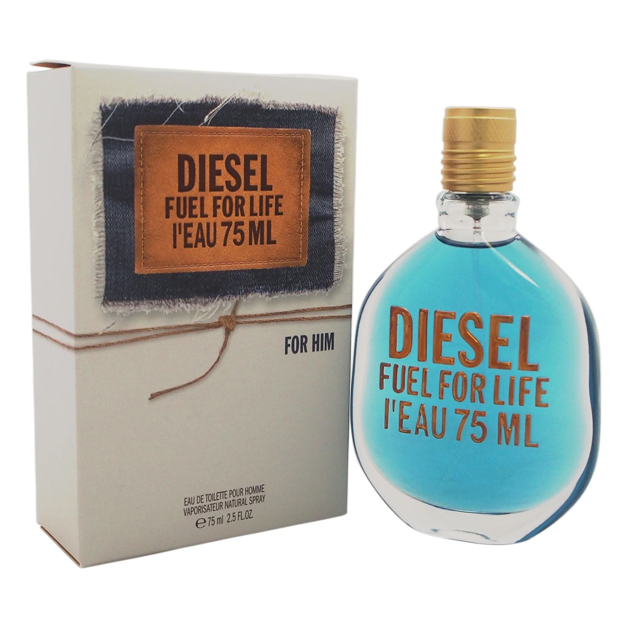 Diesel Fuel Life L'Eau 2.5oz Men EDT Spray by Diesel
