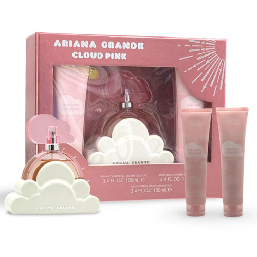Ariana Grande Cloud Pink 3-Piece Set 3.4oz Women EDP Spray by Ariana Grande