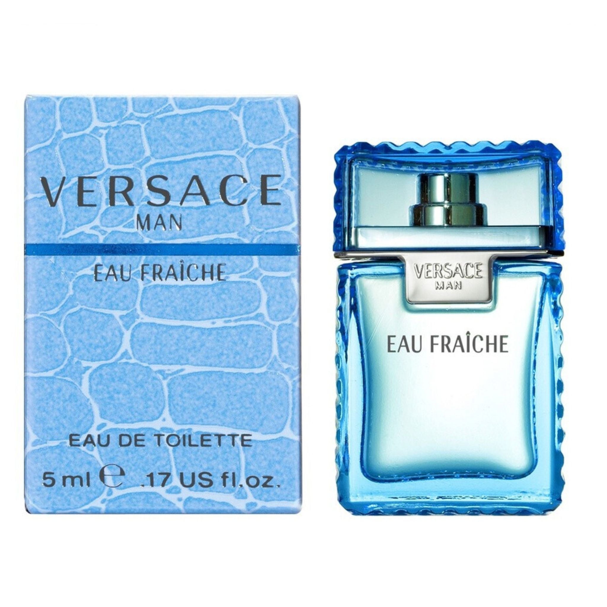Versace Man Fraiche Mini O.17oz Men EDT Splash by Versace