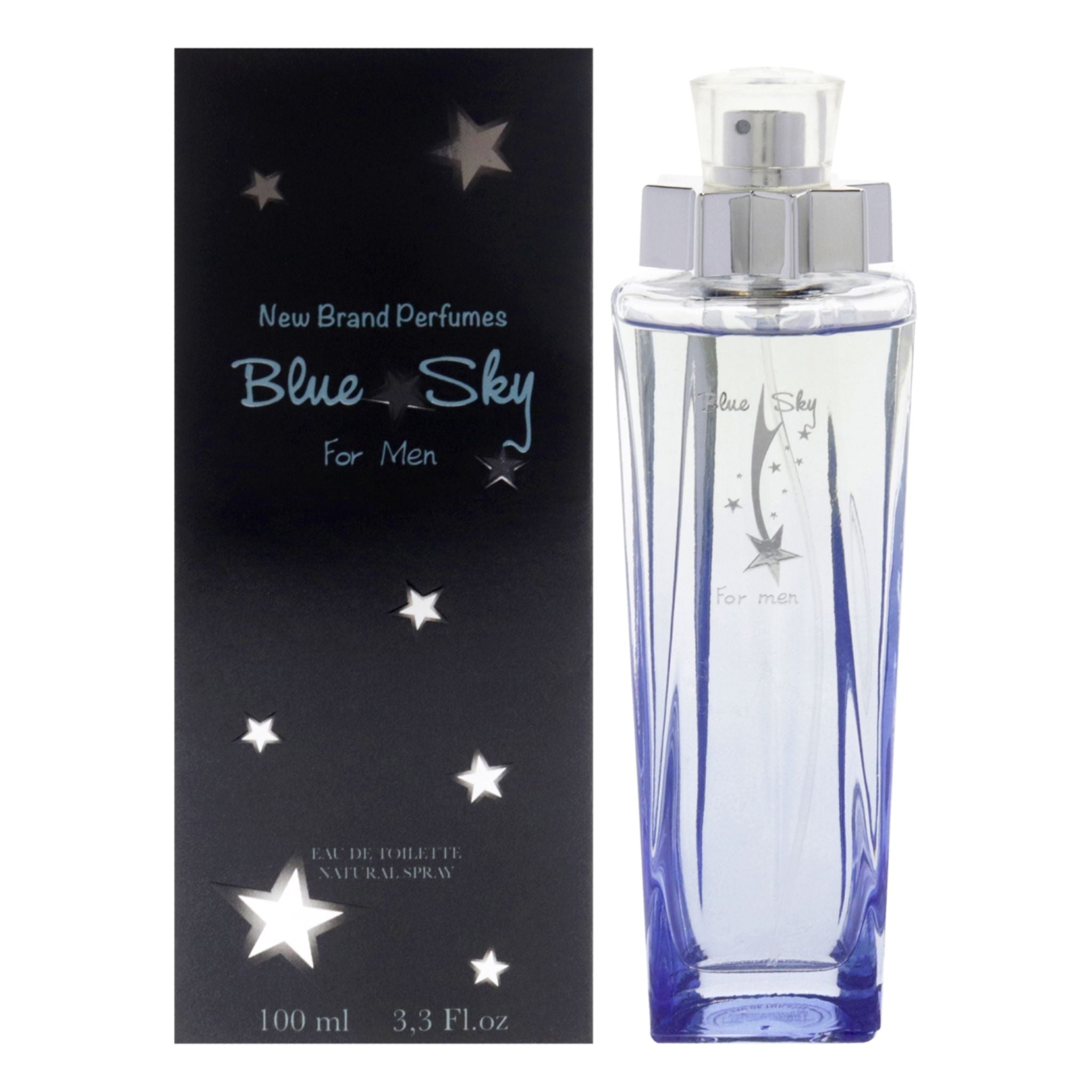 New Brand Blue Sky 3.3oz Men EDT Spray by New Brand