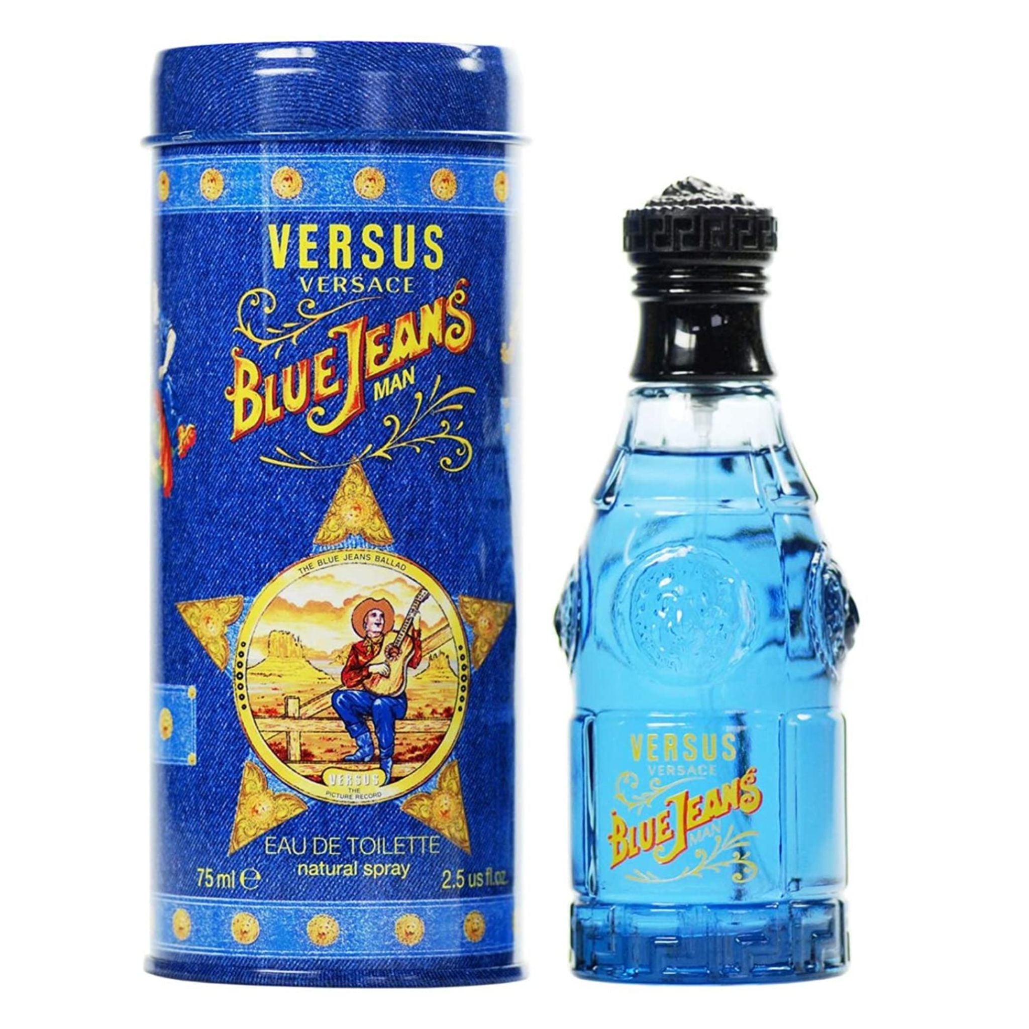 Versace Blue Jeans 2.5oz Men EDT Spray by Versace