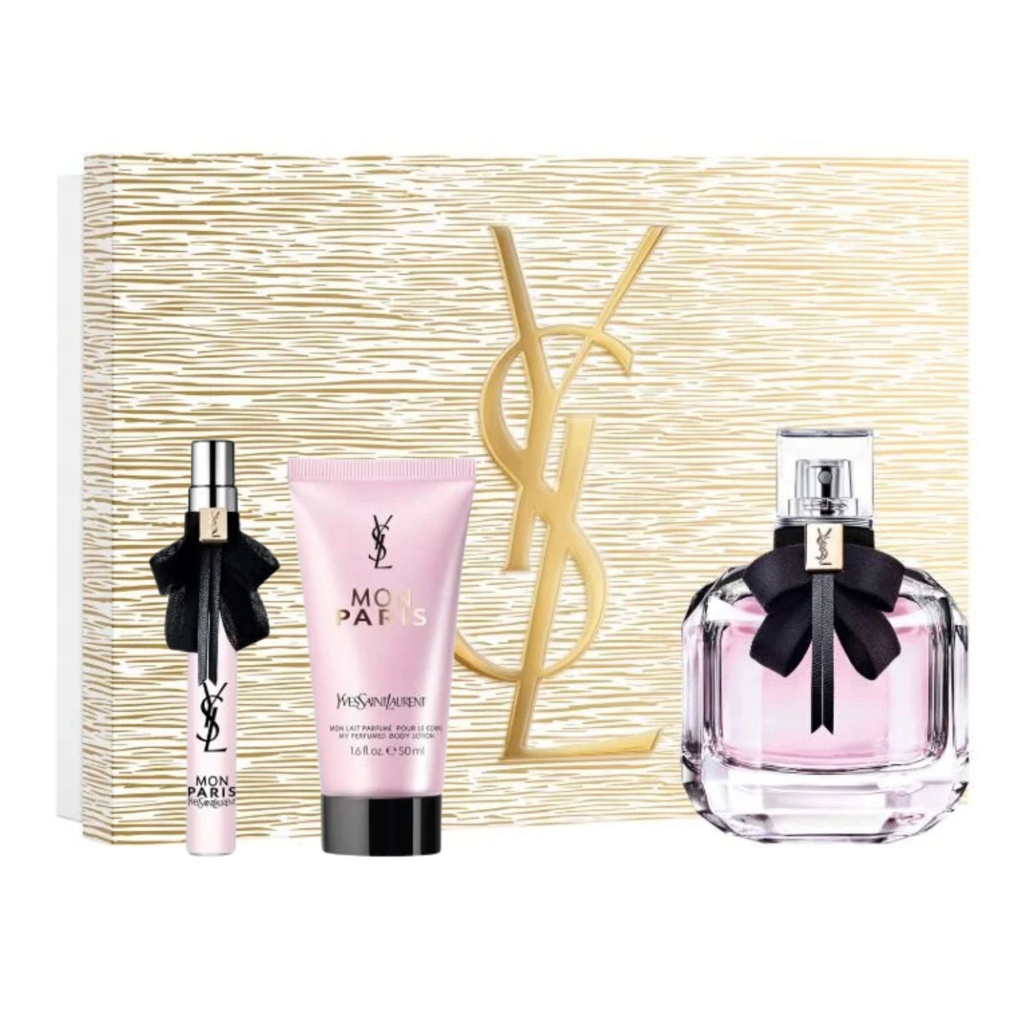 Yves Saint Laurent Mon Paris YSL Set 3-Piece Set 3.0oz Women EDP Spray by Yves Saint Laurent