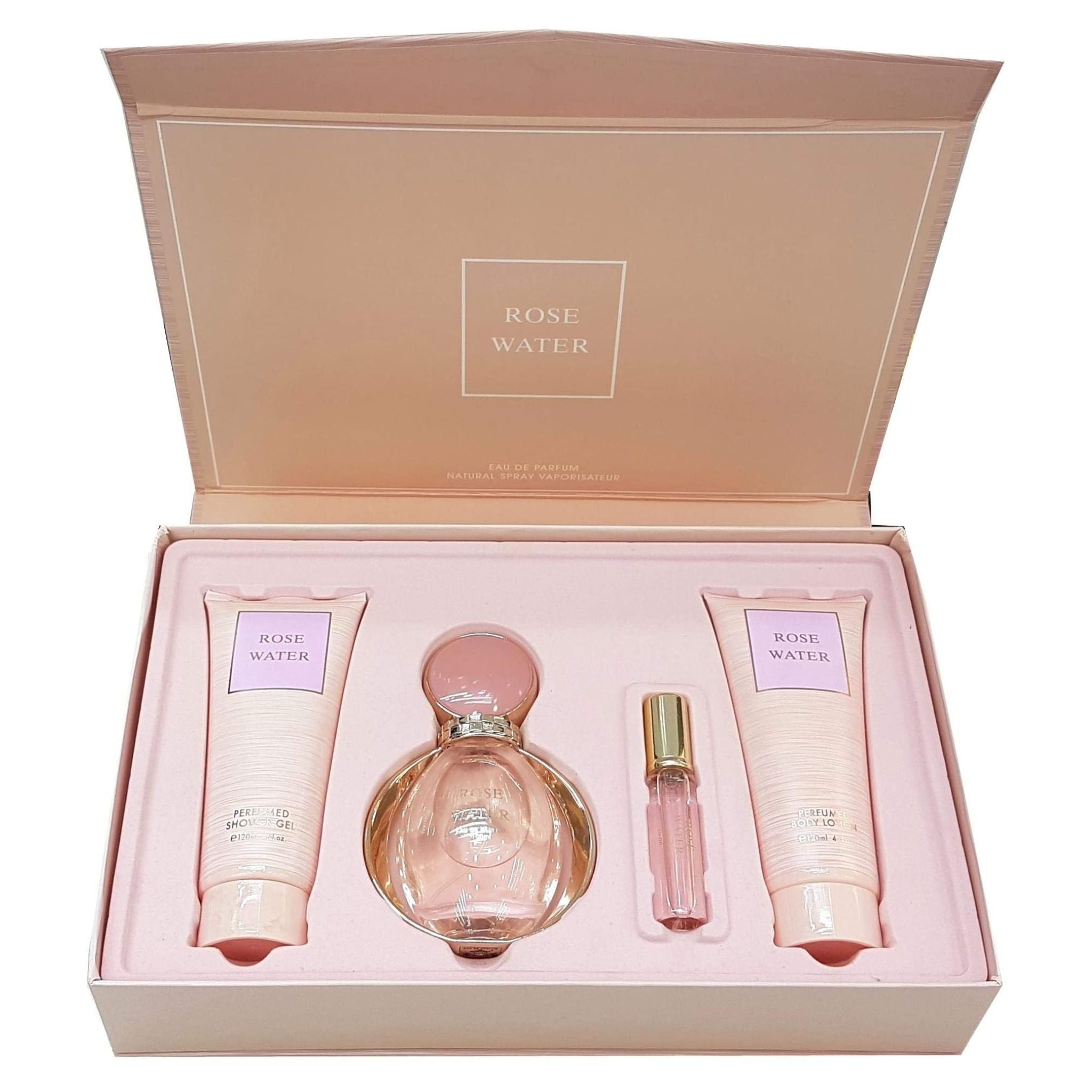 Morakot Rose Water 4-Piece Set 3.4oz Women EDP Spray by Morakot
