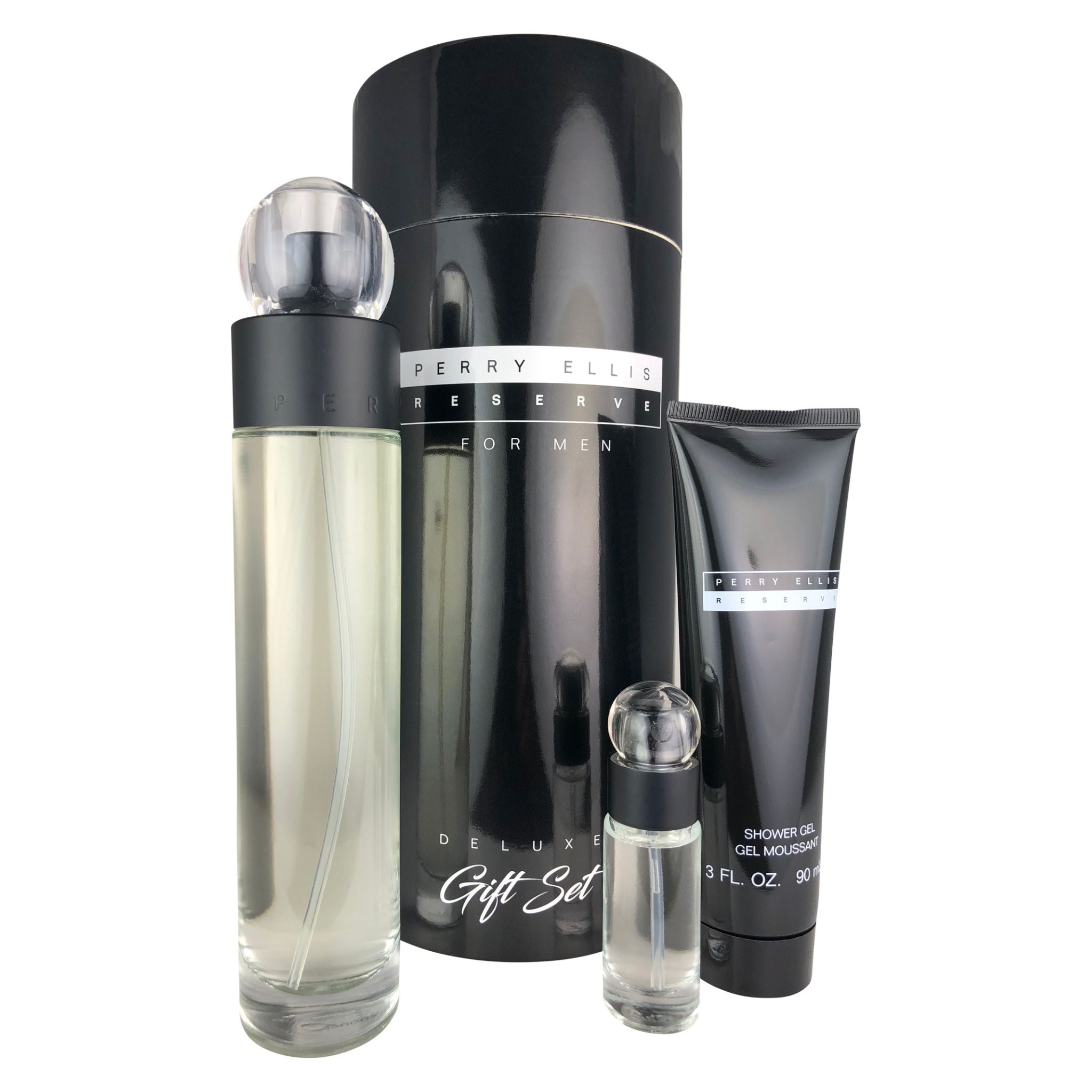 Perry Ellis Reserve 3-Piece Set 3.4oz Men EDT Spray by Perry Ellis