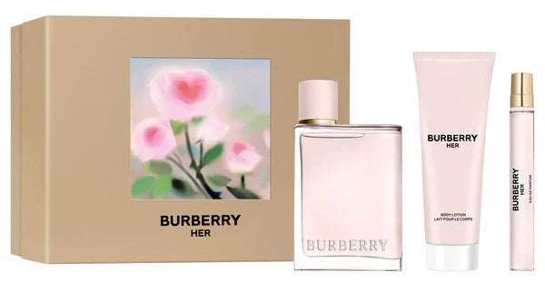 Burberry Her 3-Piece Set 3.3oz Women EDP Spray by Burberry