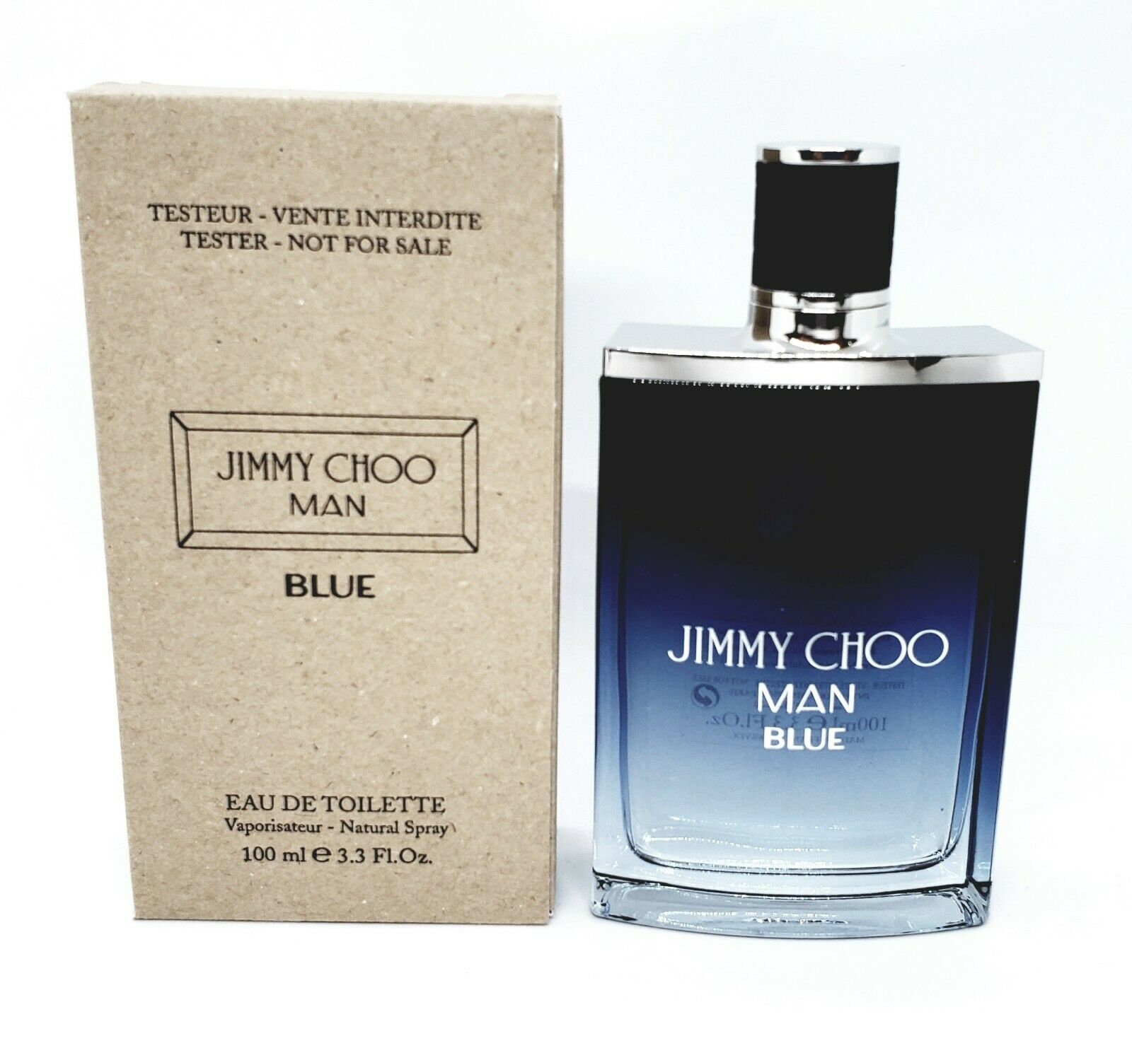 Jimmy Choo Blue 3.4oz Men EDT Spray Tester by Jimmy Choo