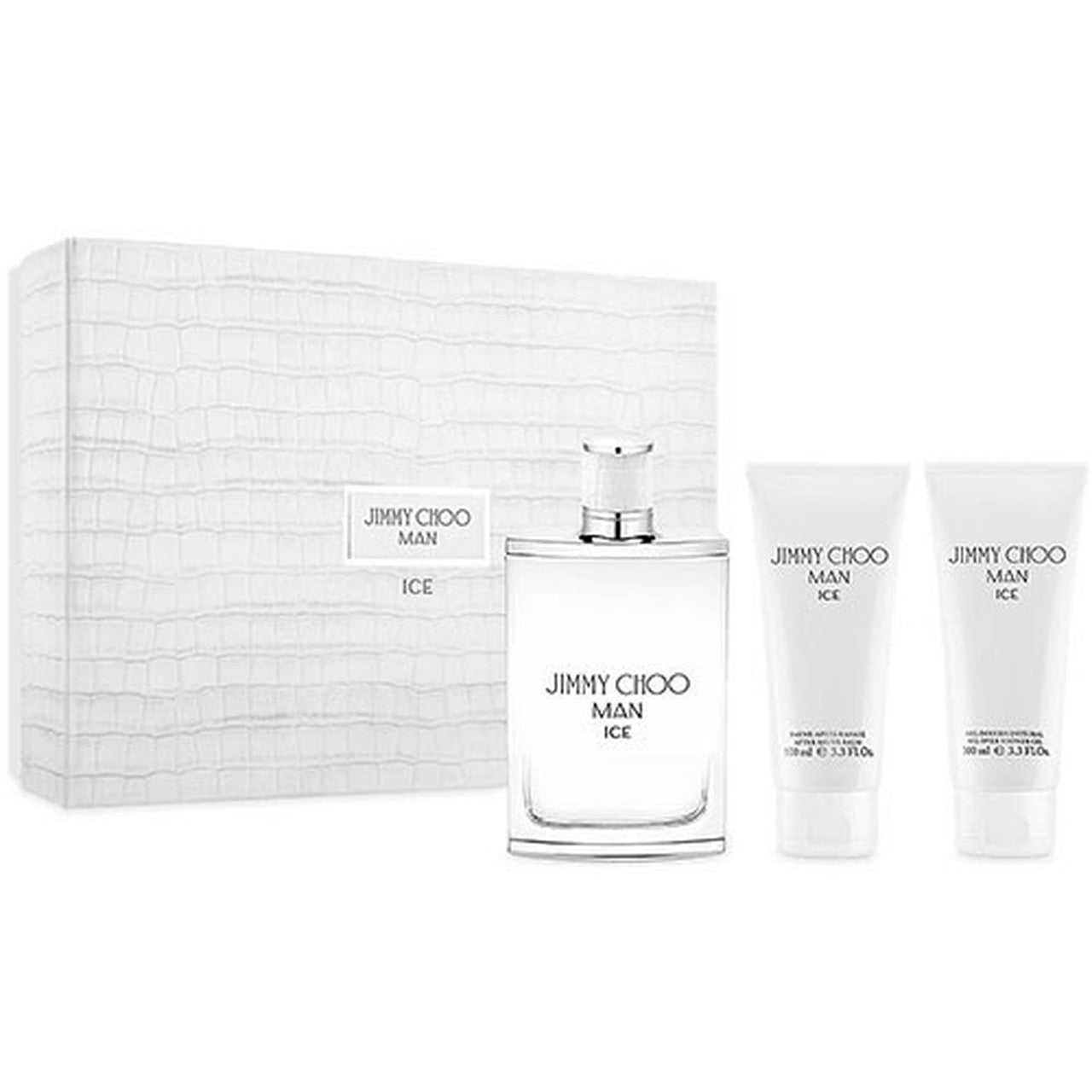 Jimmy Choo Ice 3-Piece Set 3.4oz Men EDT Spray by Jimmy Choo