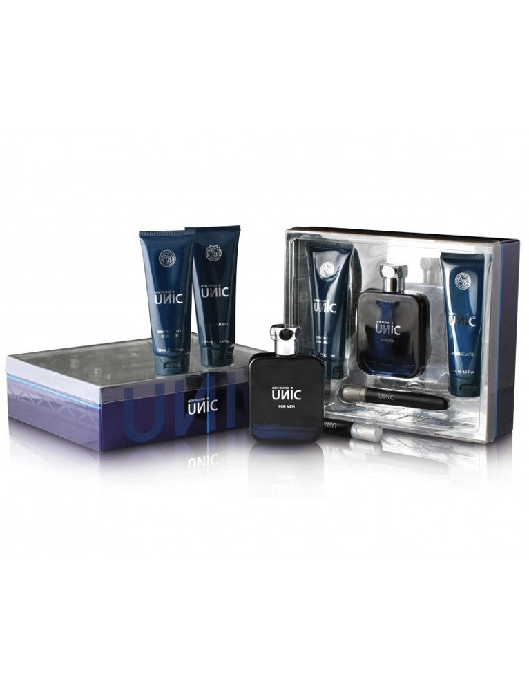 New Brand Unic 4-Piece Set 3.3oz Men EDT Spray by New Brand
