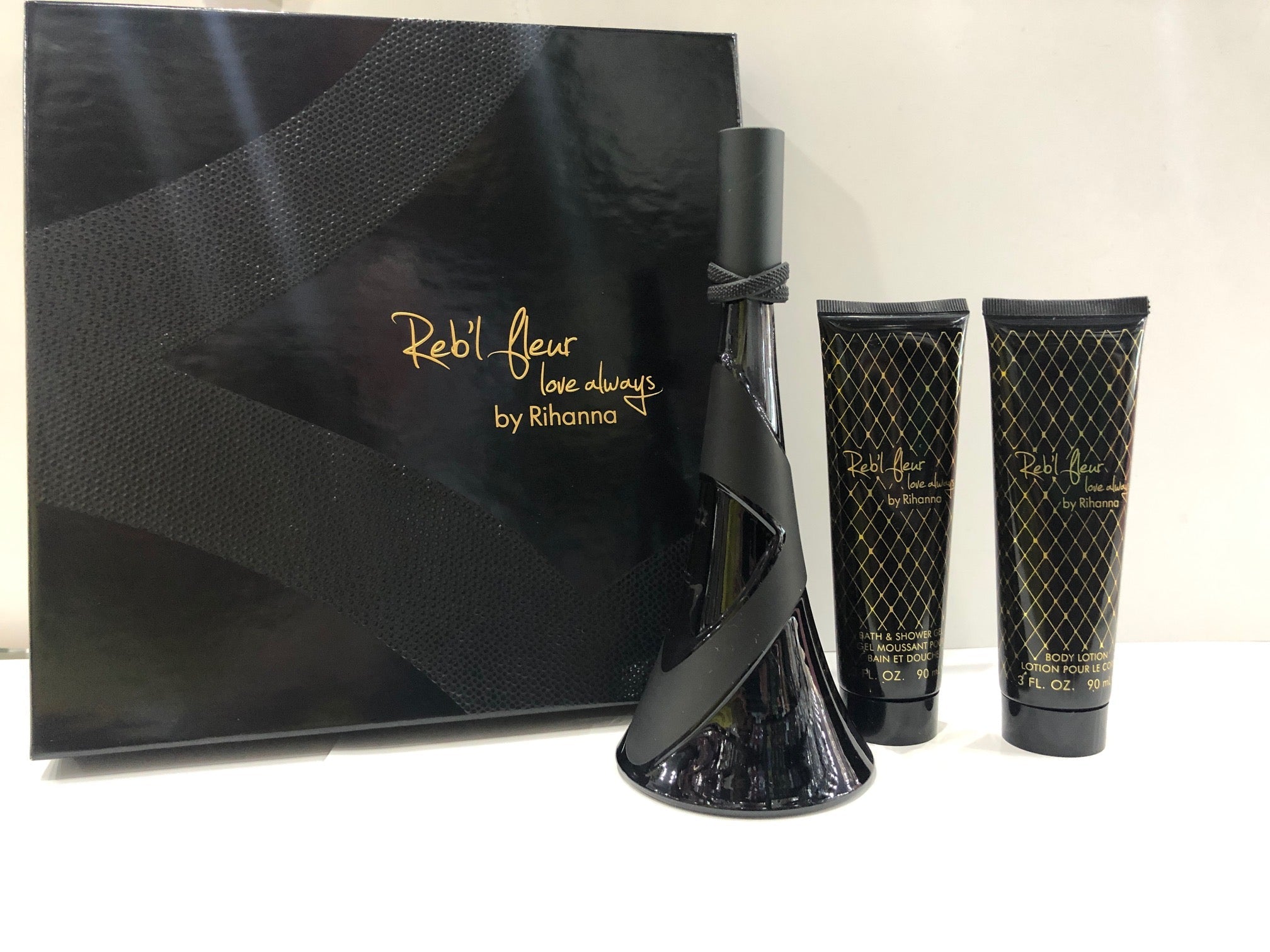 Rihanna Reb'l Fleur Love Always 3-Piece Set 3.4oz EDP Spray by Rihanna