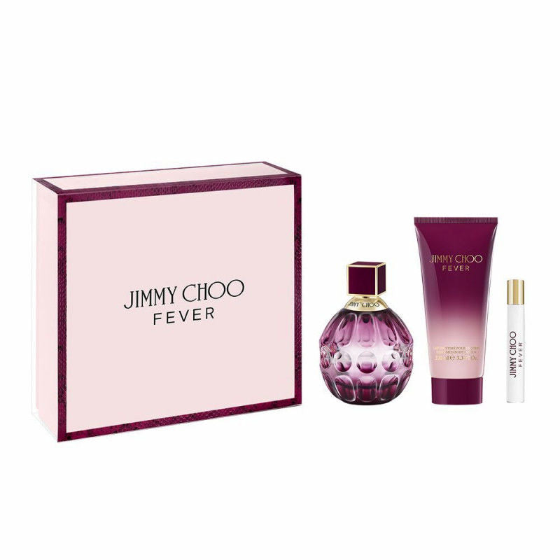 Jimmy Choo Fever 3-Piece Set 3.3oz Women EDP Spray by Jimmy Choo